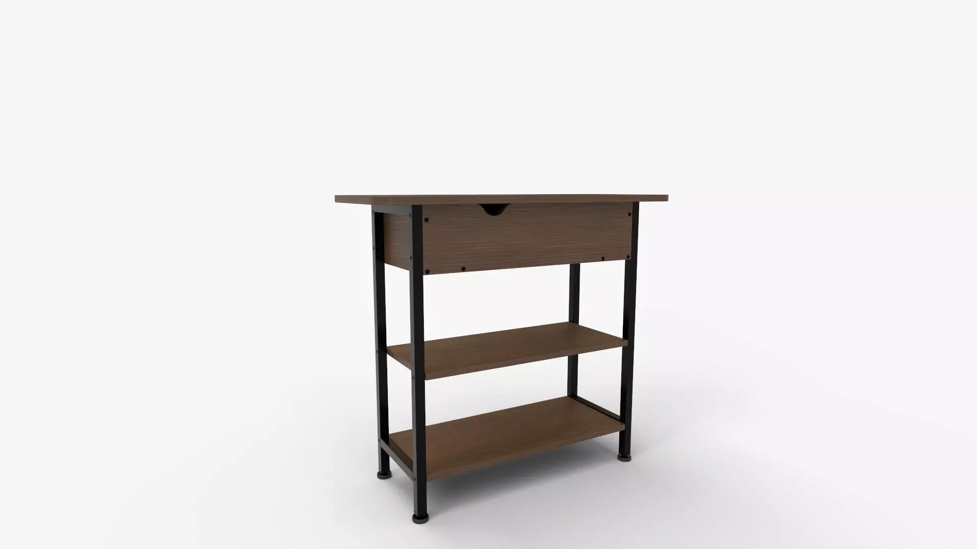 End Table with Charging Station 3D model_4