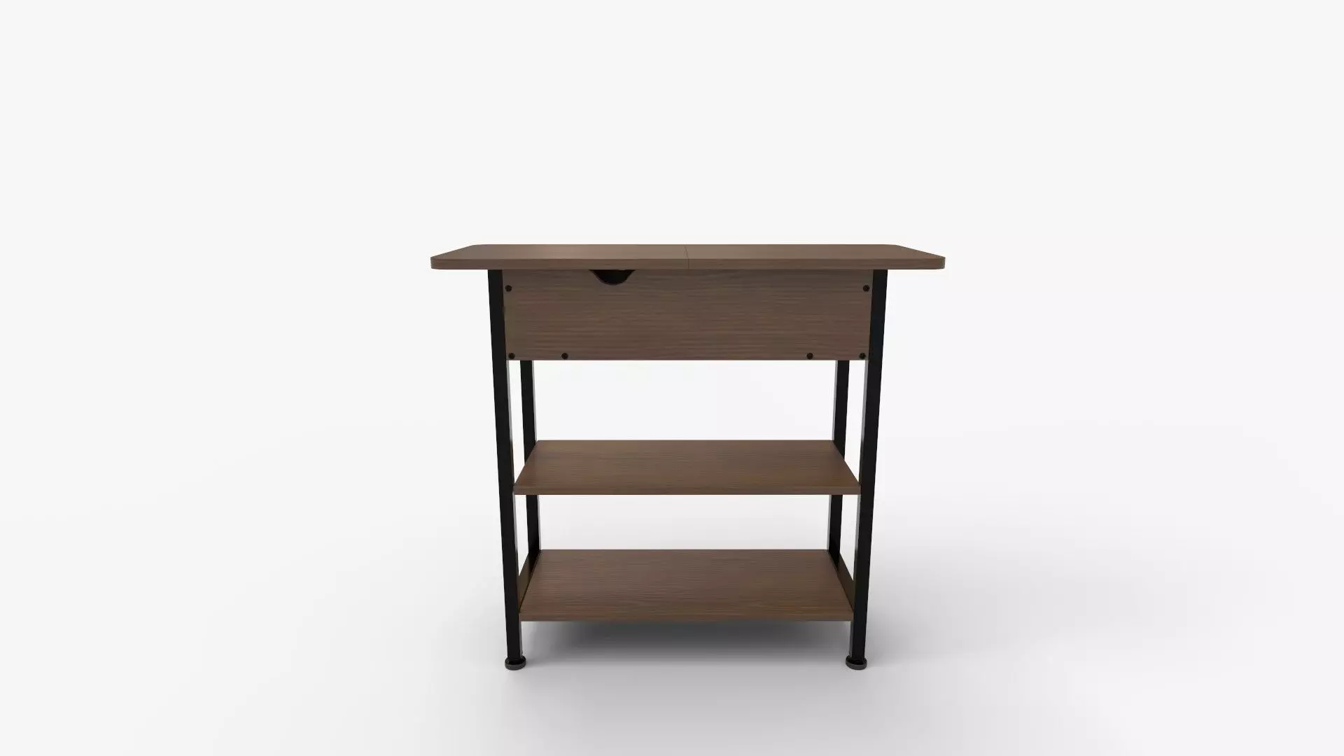 End Table with Charging Station 3D model_3