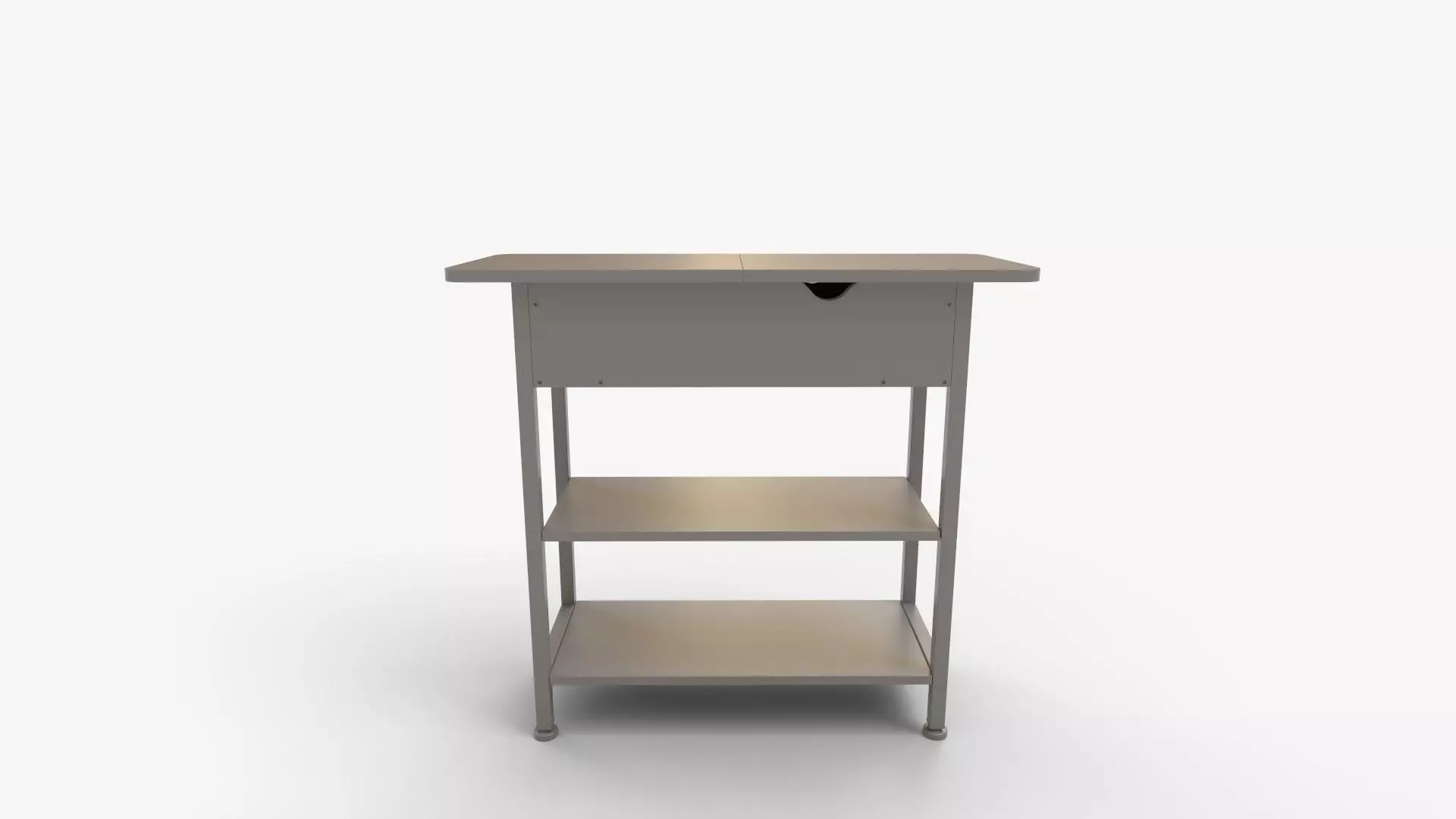 End Table with Charging Station 3D model_10