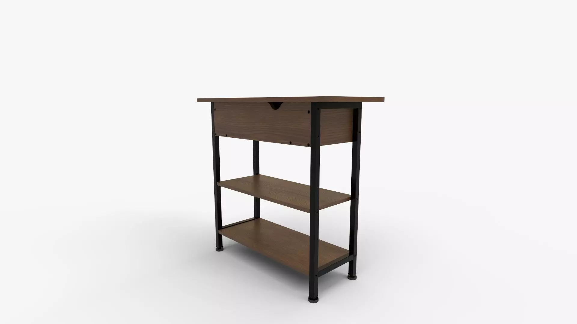 End Table with Charging Station 3D model_6