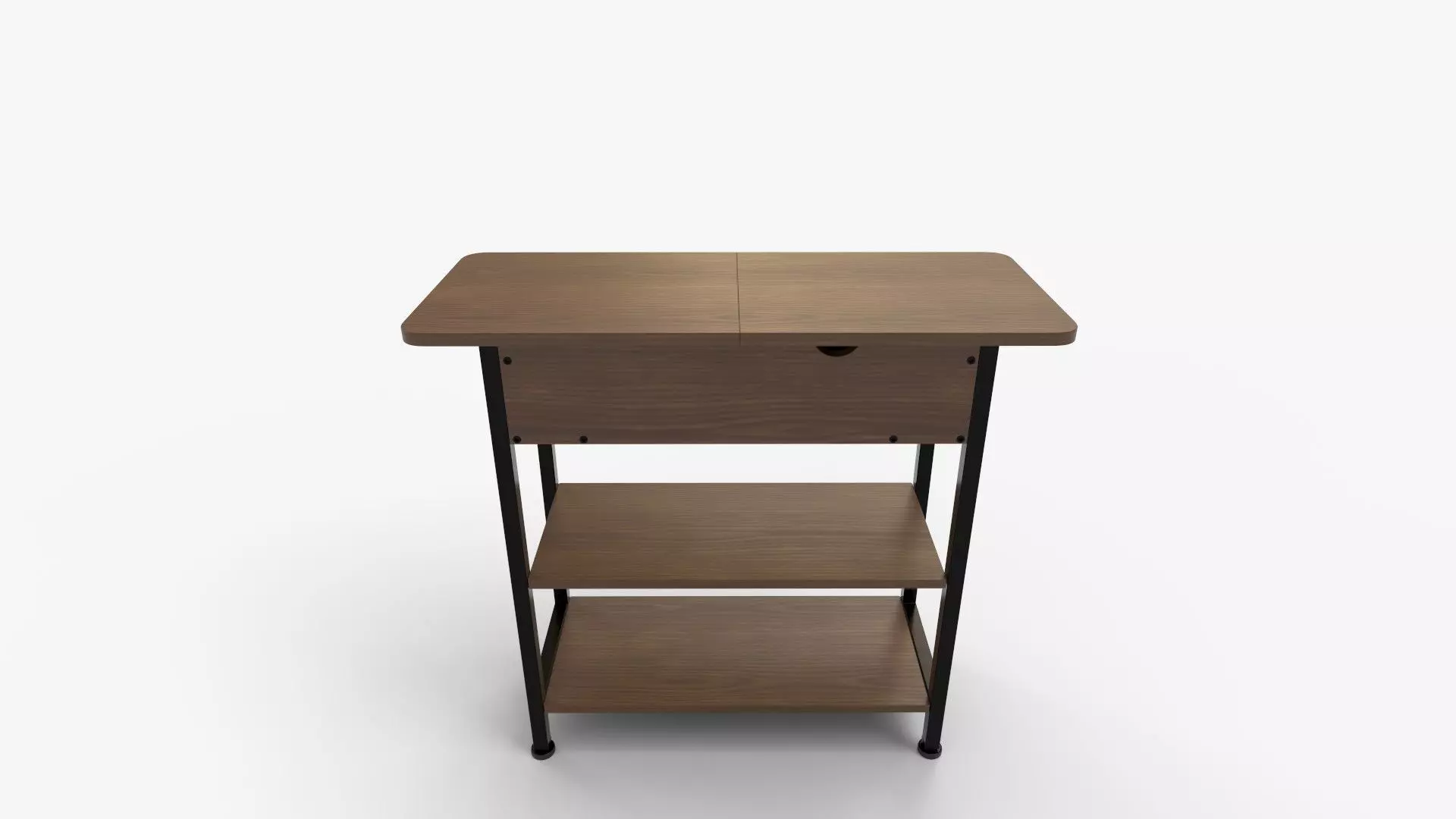 End Table with Charging Station 3D model_7