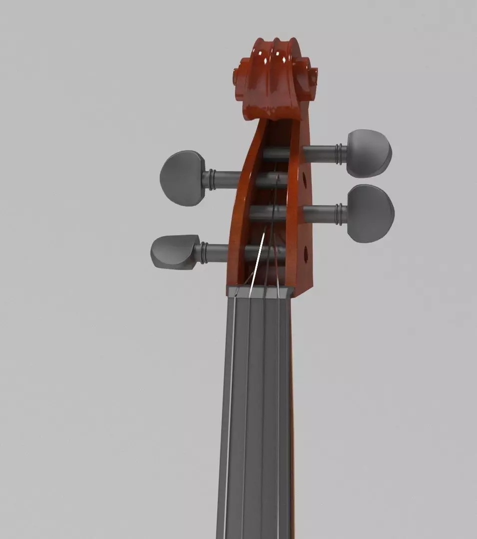 Bass Cello 3D model_7