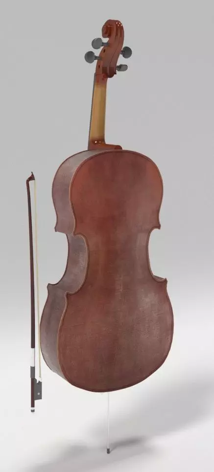 Bass Cello 3D model_5