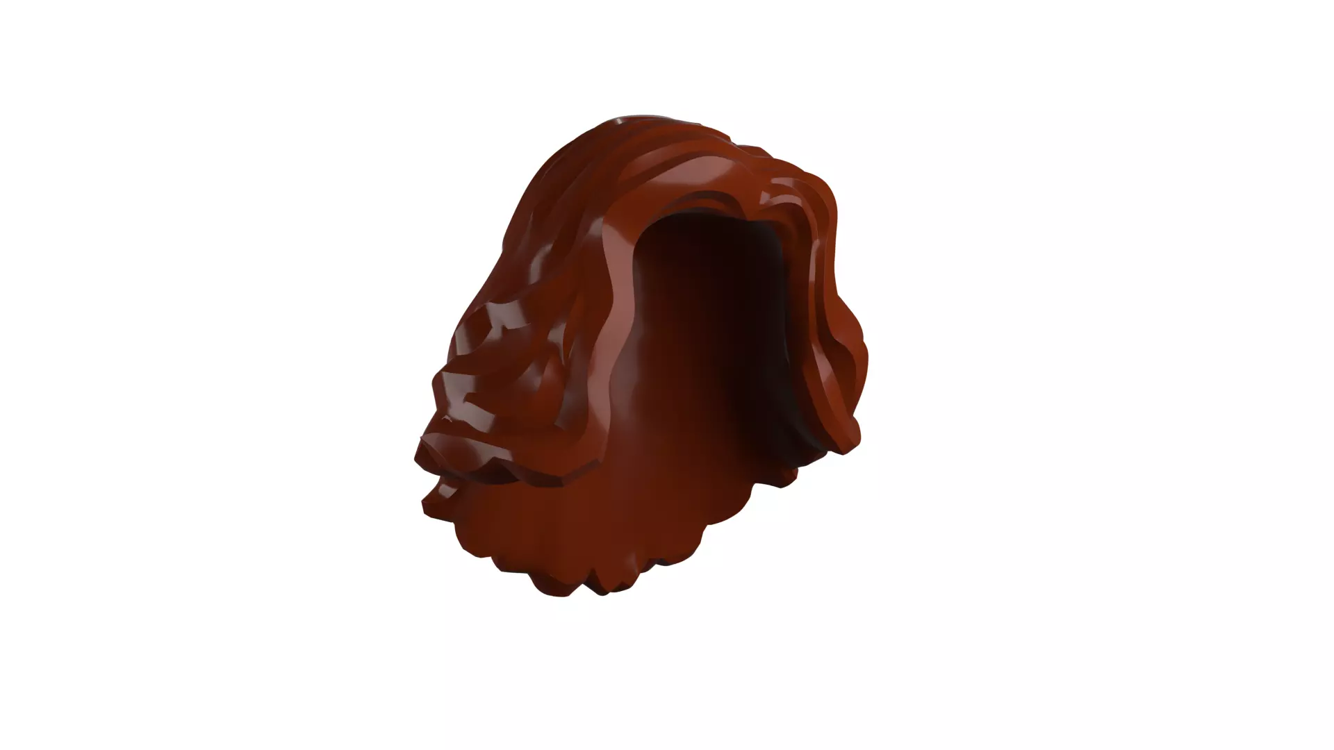 Custom3Dprint Minifigure Accessory - Minifigure Hair S2 - 054 3D print model_7