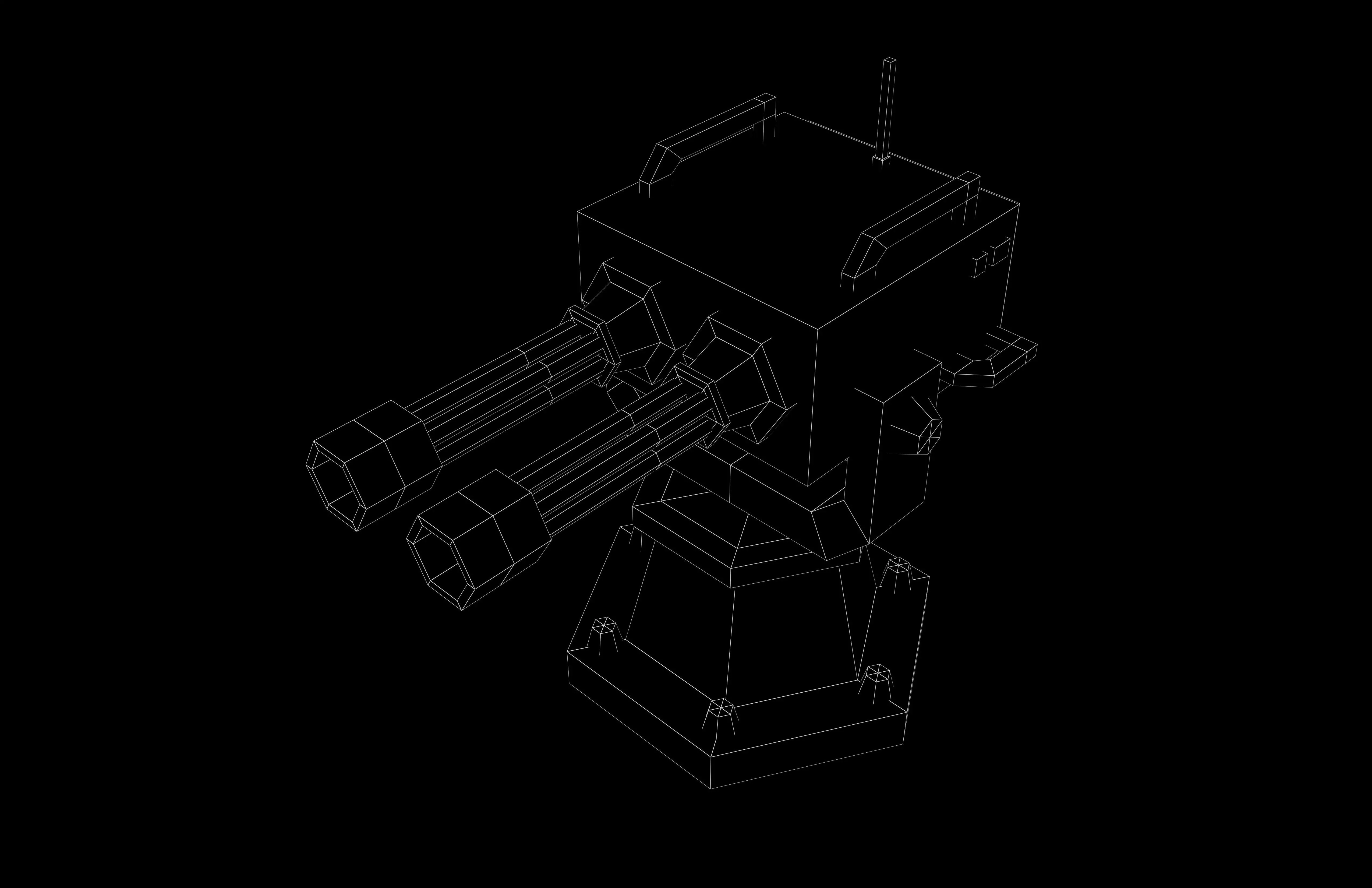 Tower Defence Mechanical v2 002 Low-poly 3D model_6