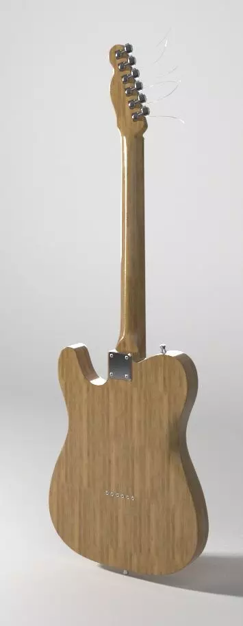 Guitar Fender Telecaster 3D model_3