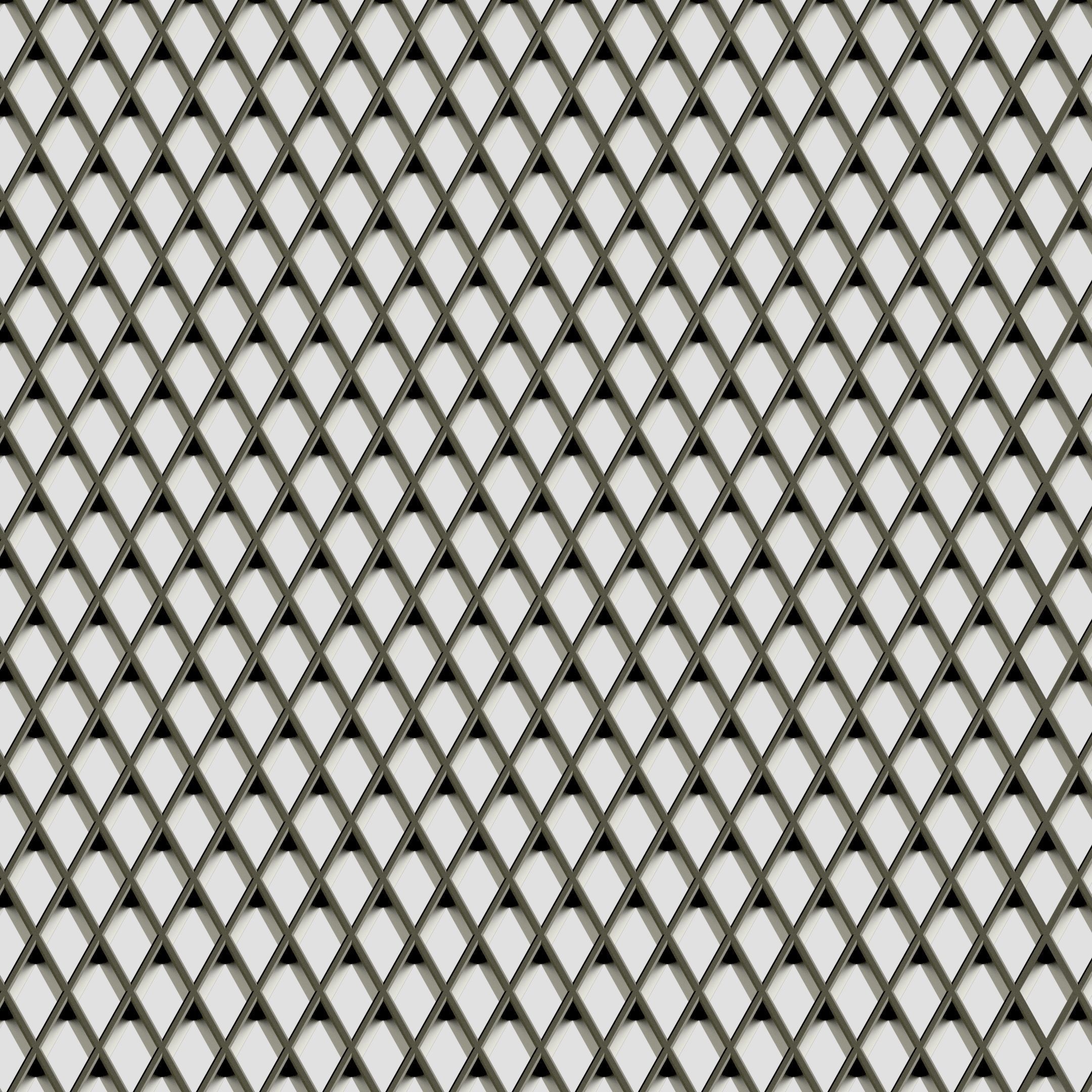 Open Lattice Plate 3D Model Low-poly 3D model_13