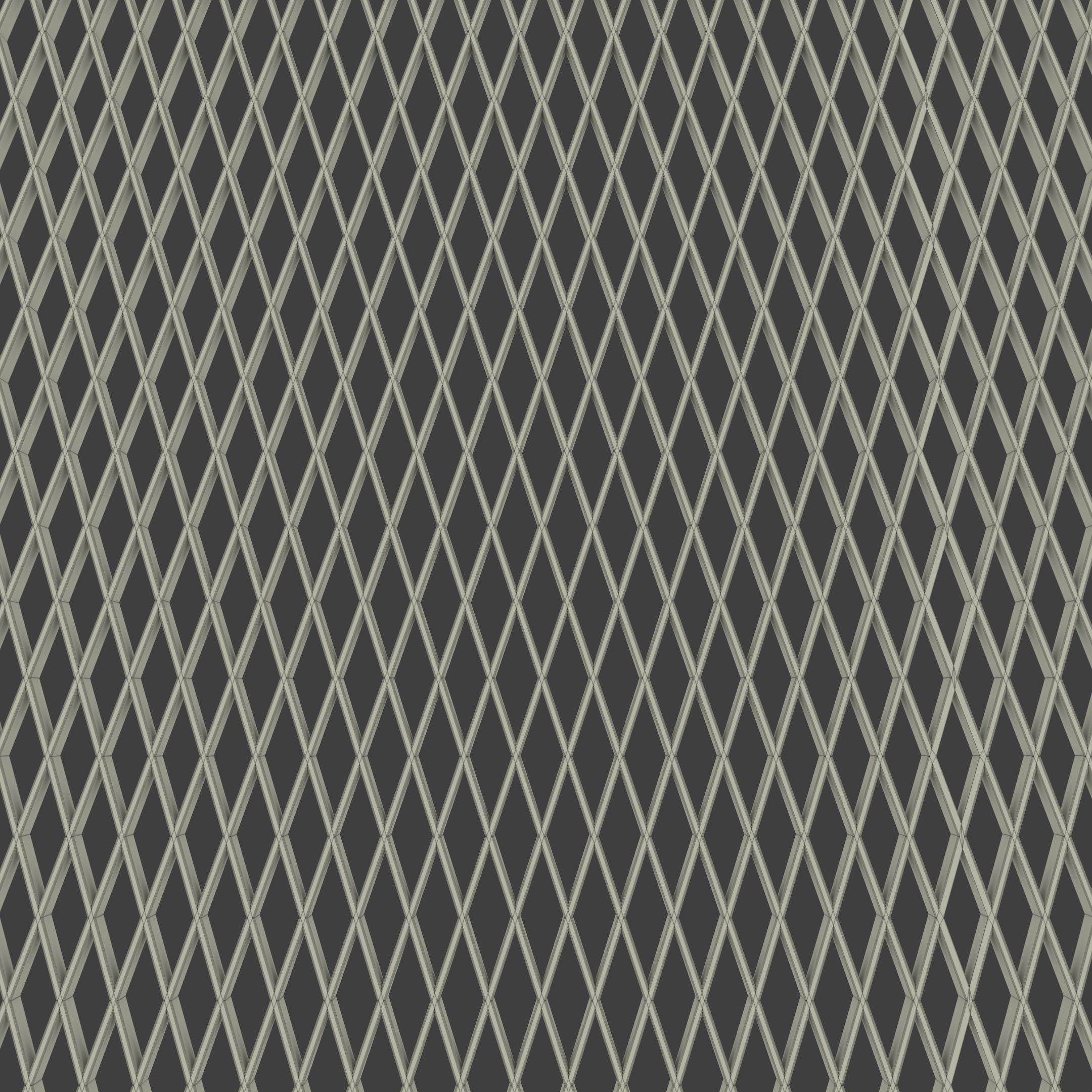 Open Lattice Plate 3D Model Low-poly 3D model_11