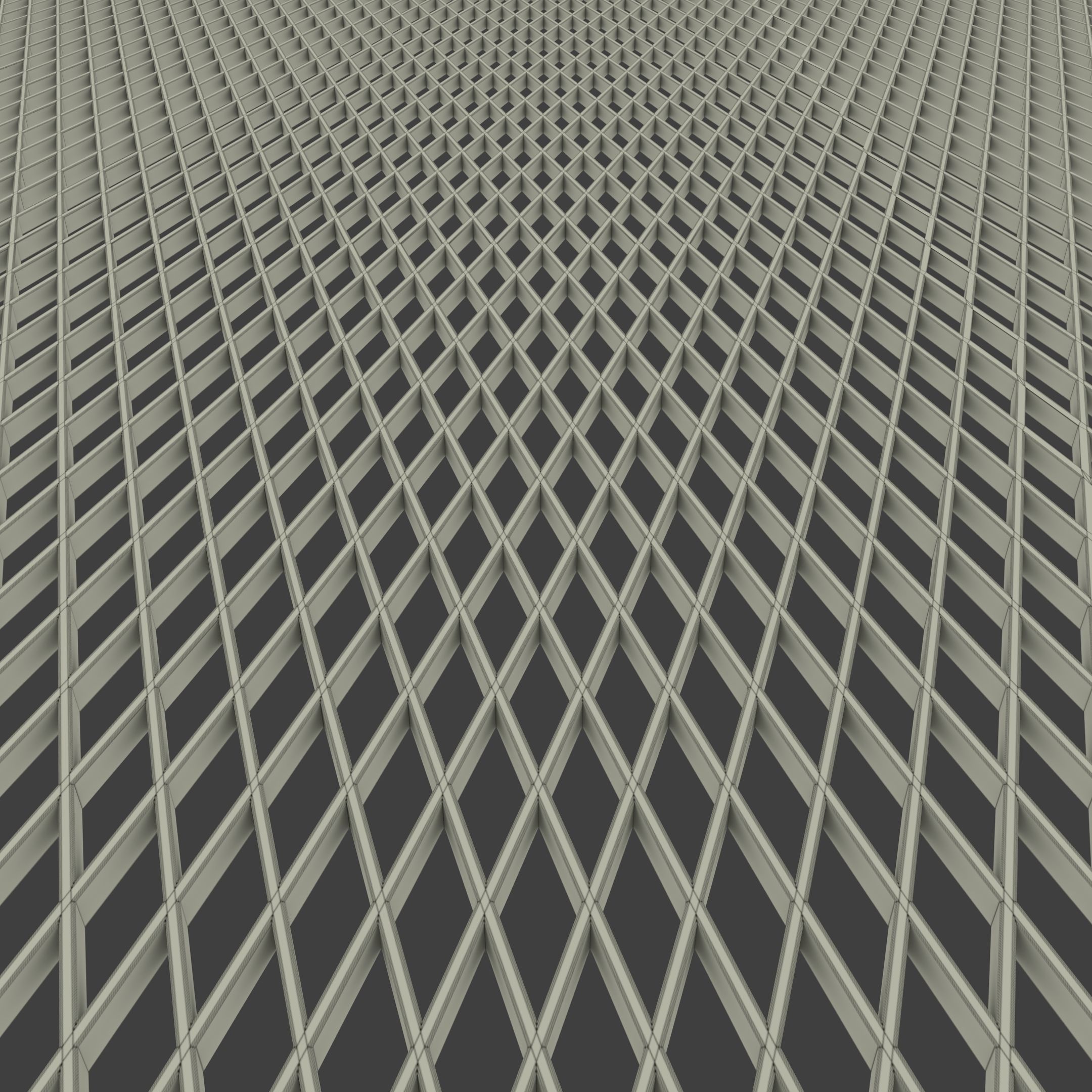 Open Lattice Plate 3D Model Low-poly 3D model_19