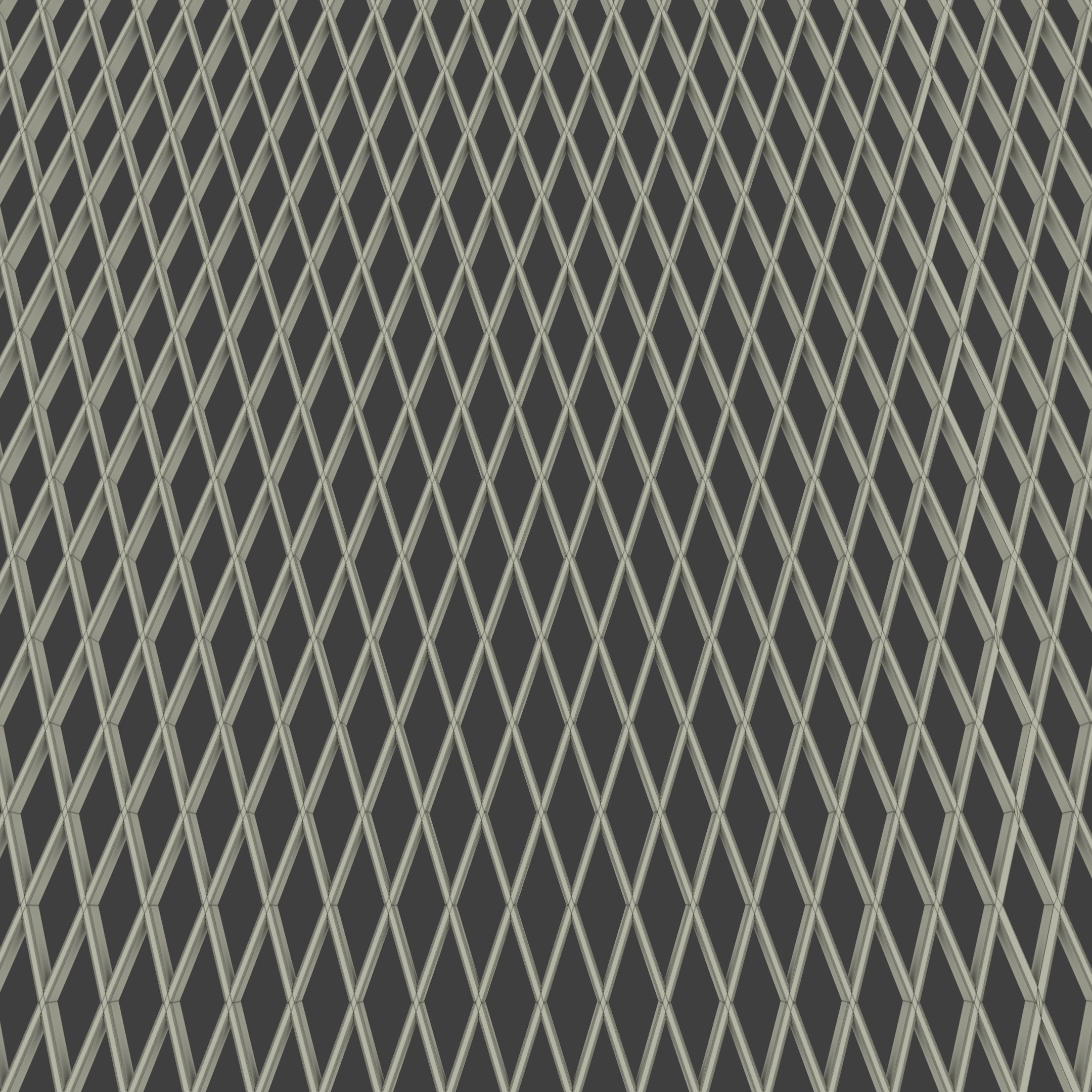 Open Lattice Plate 3D Model Low-poly 3D model_15