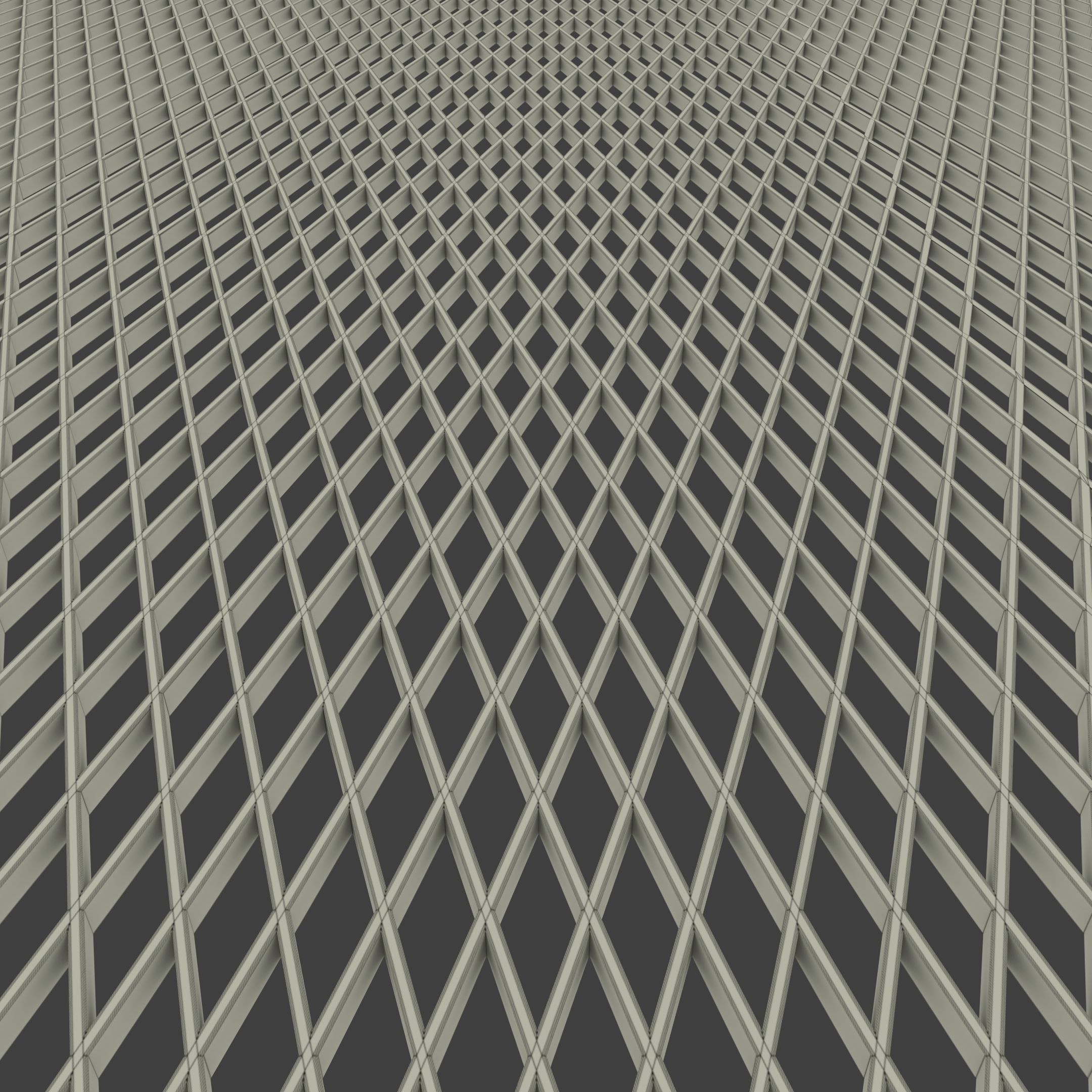 Open Lattice Plate 3D Model Low-poly 3D model_12