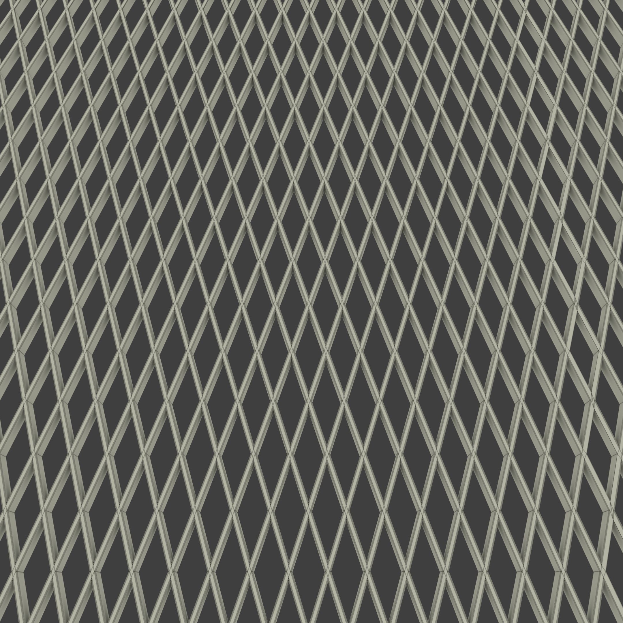 Open Lattice Plate 3D Model Low-poly 3D model_7