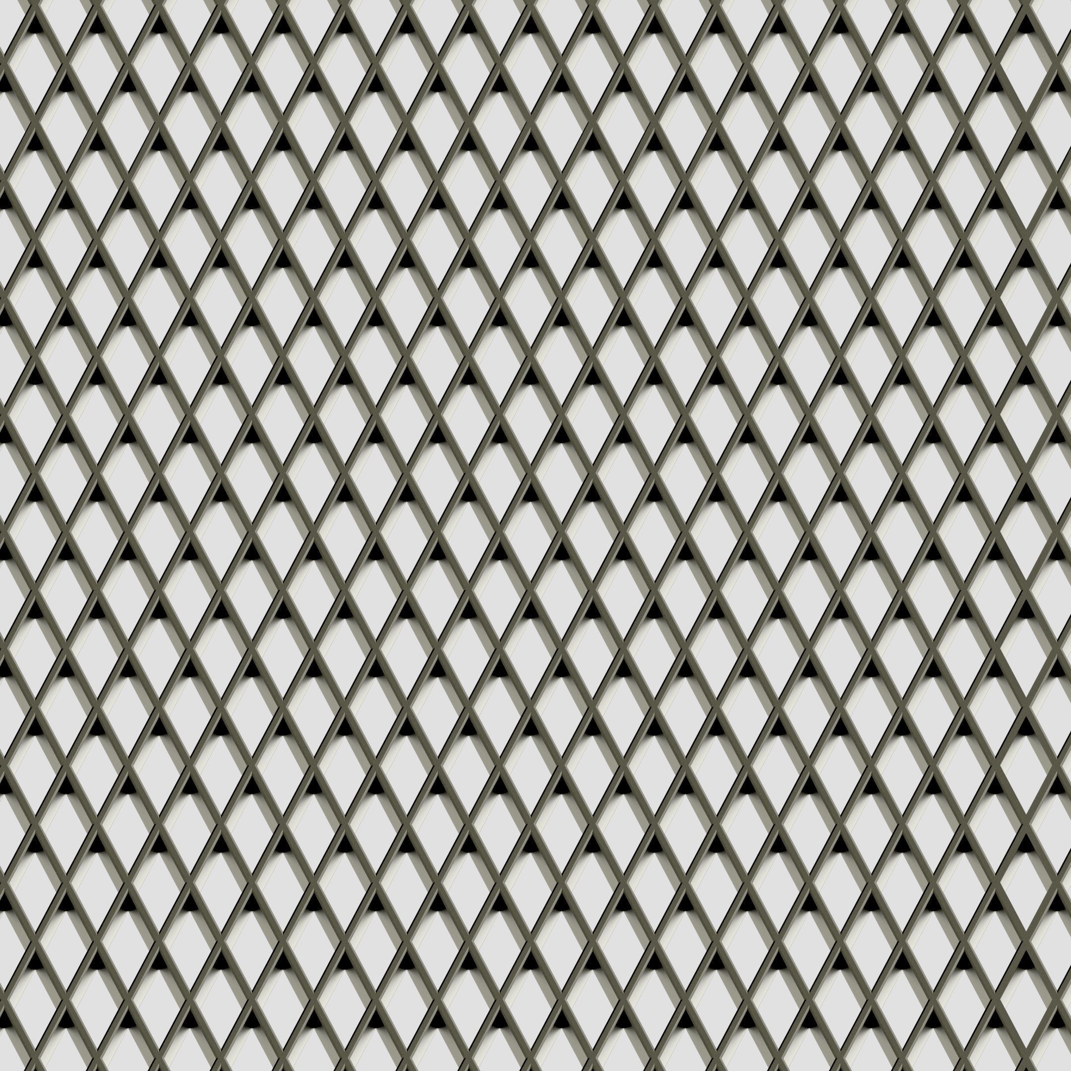 Open Lattice Plate 3D Model Low-poly 3D model_6