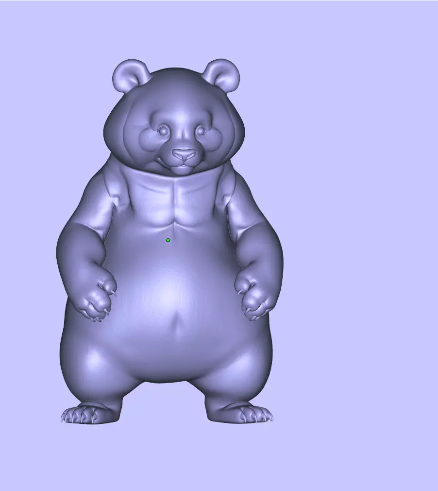Chinese Panda 3D print model_0