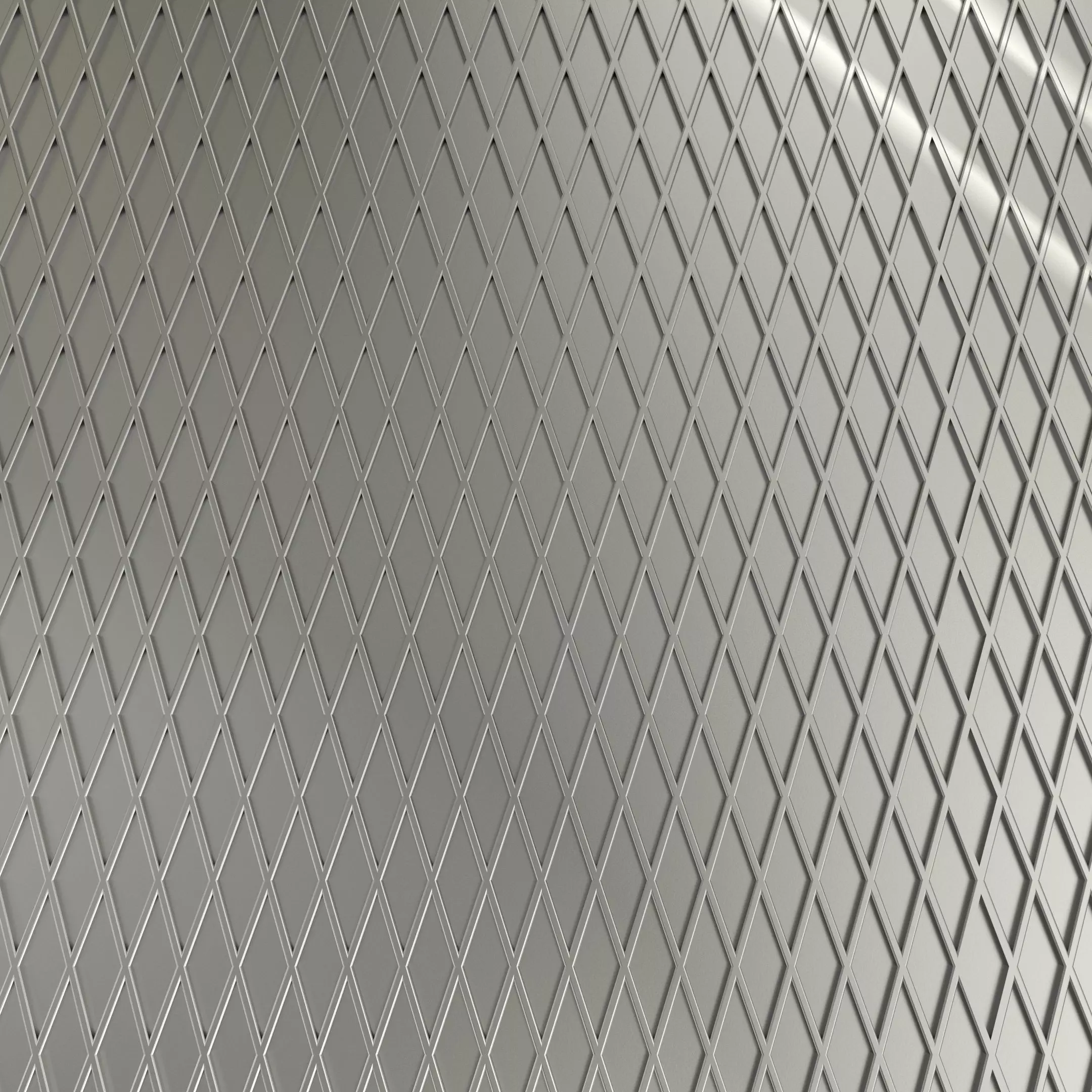 Lattice Plate 3D Model Low-poly 3D model_0