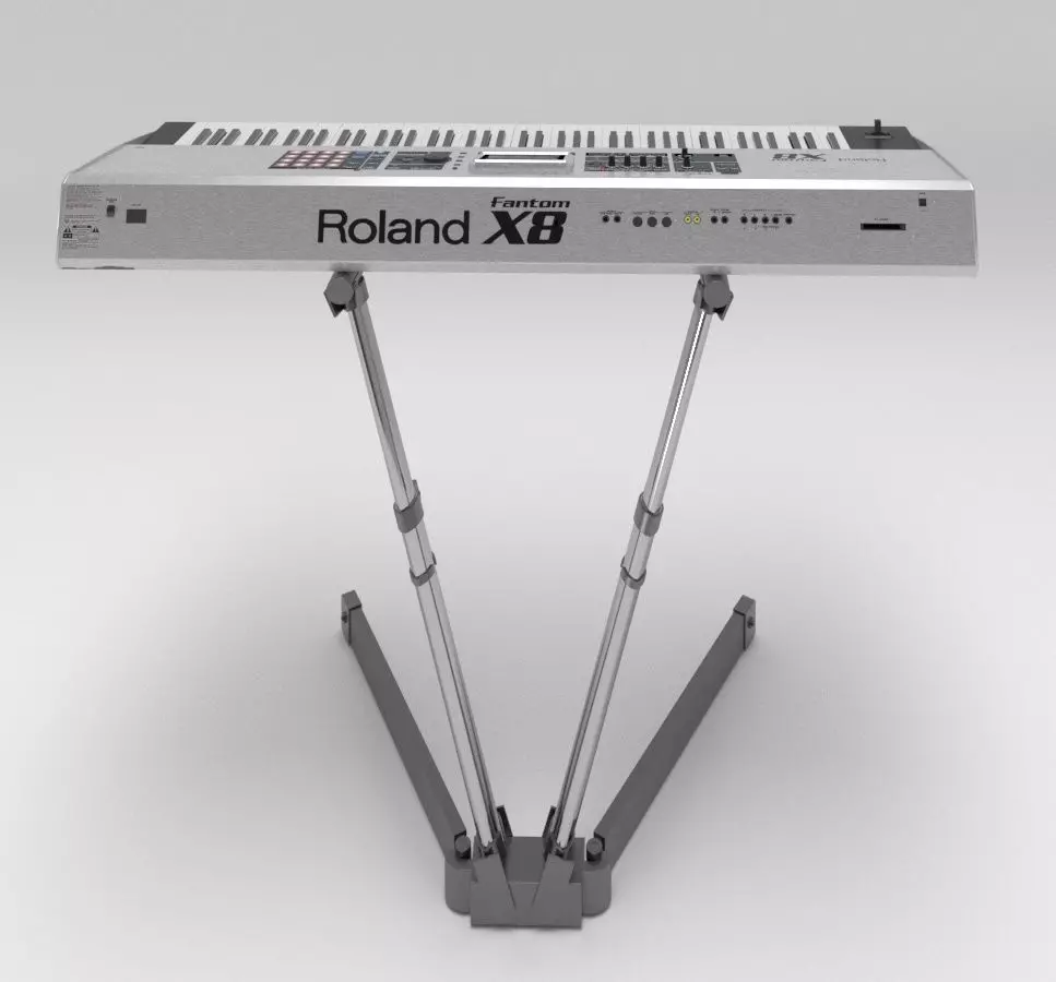 Keyboard Rolland 3D model_7