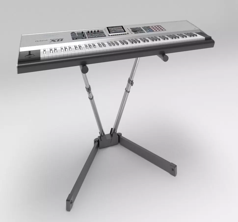 Keyboard Rolland 3D model_2