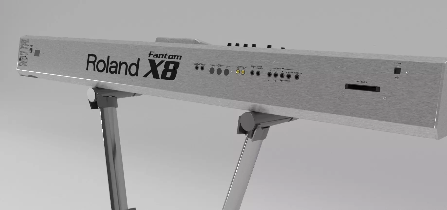 Keyboard Rolland 3D model_5