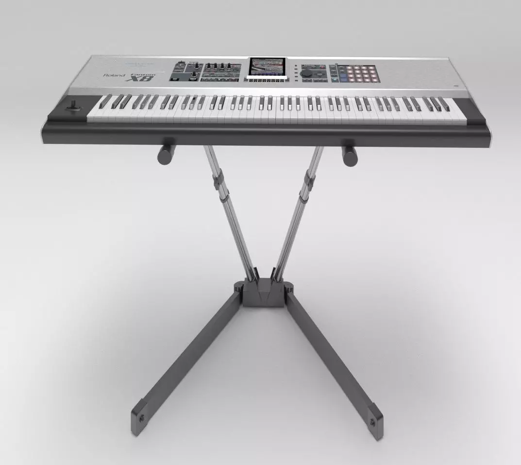 Keyboard Rolland 3D model_1