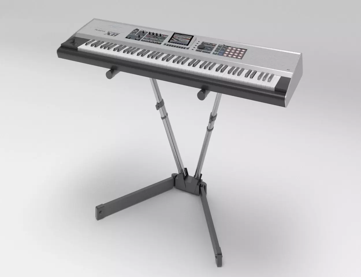 Keyboard Rolland 3D model_0