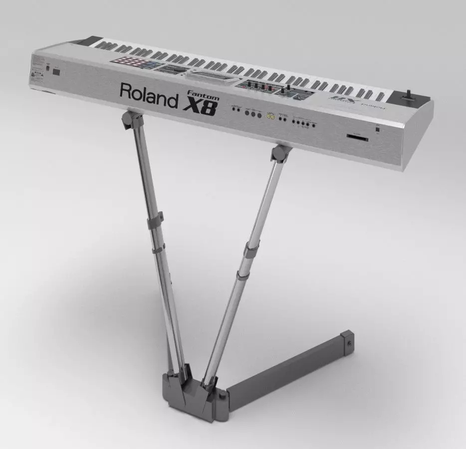 Keyboard Rolland 3D model_6