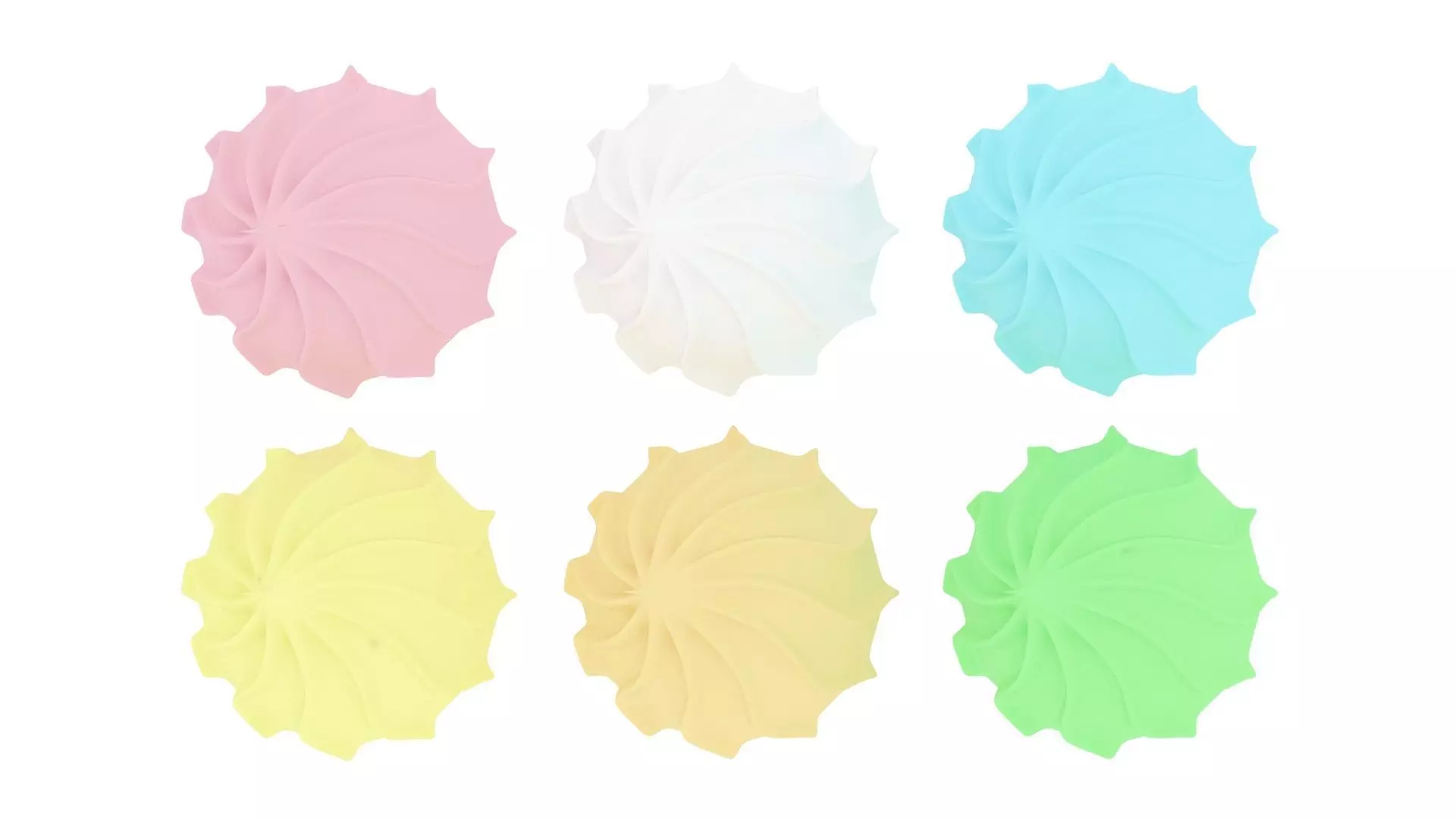 Meringues Set 3D model_21