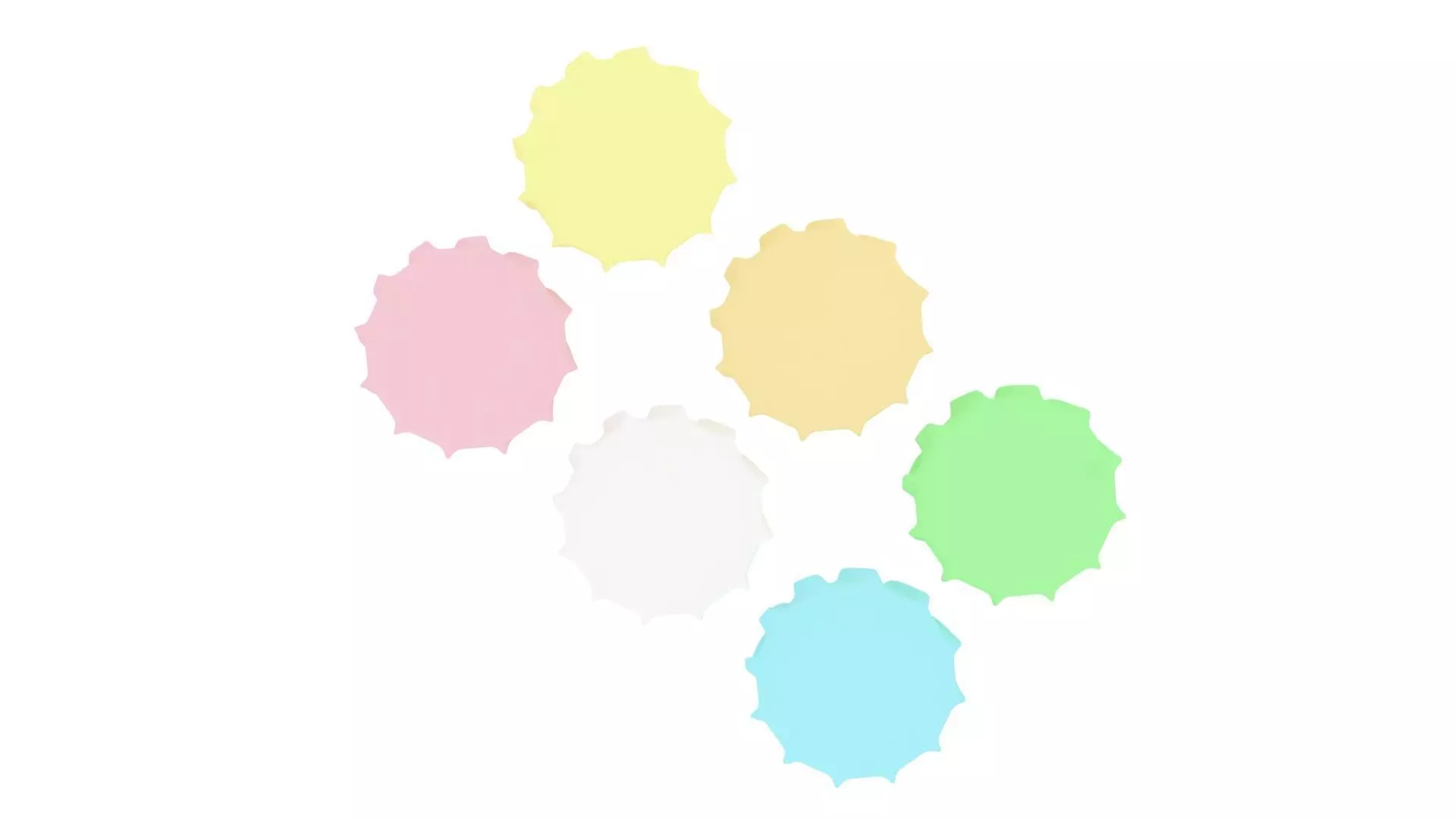 Meringues Set 3D model_19