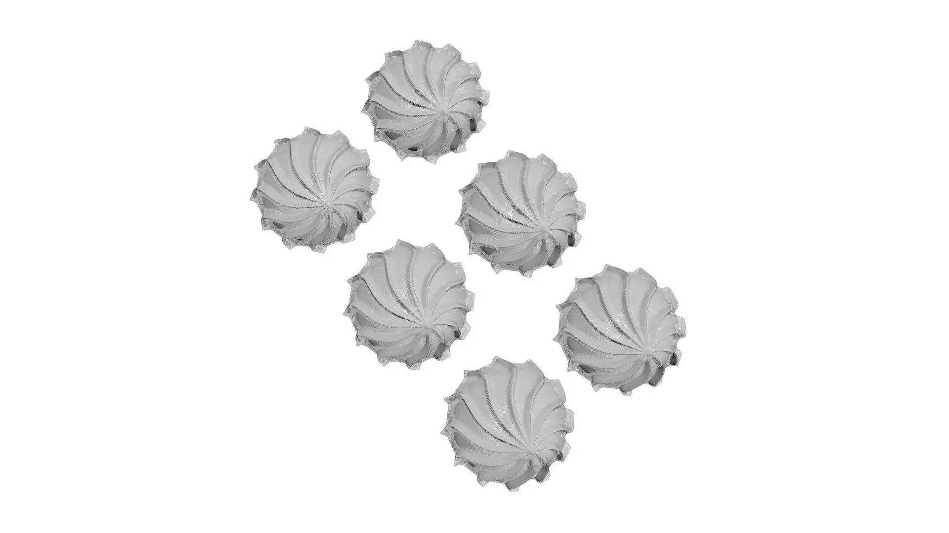 Meringues Set 3D model_30
