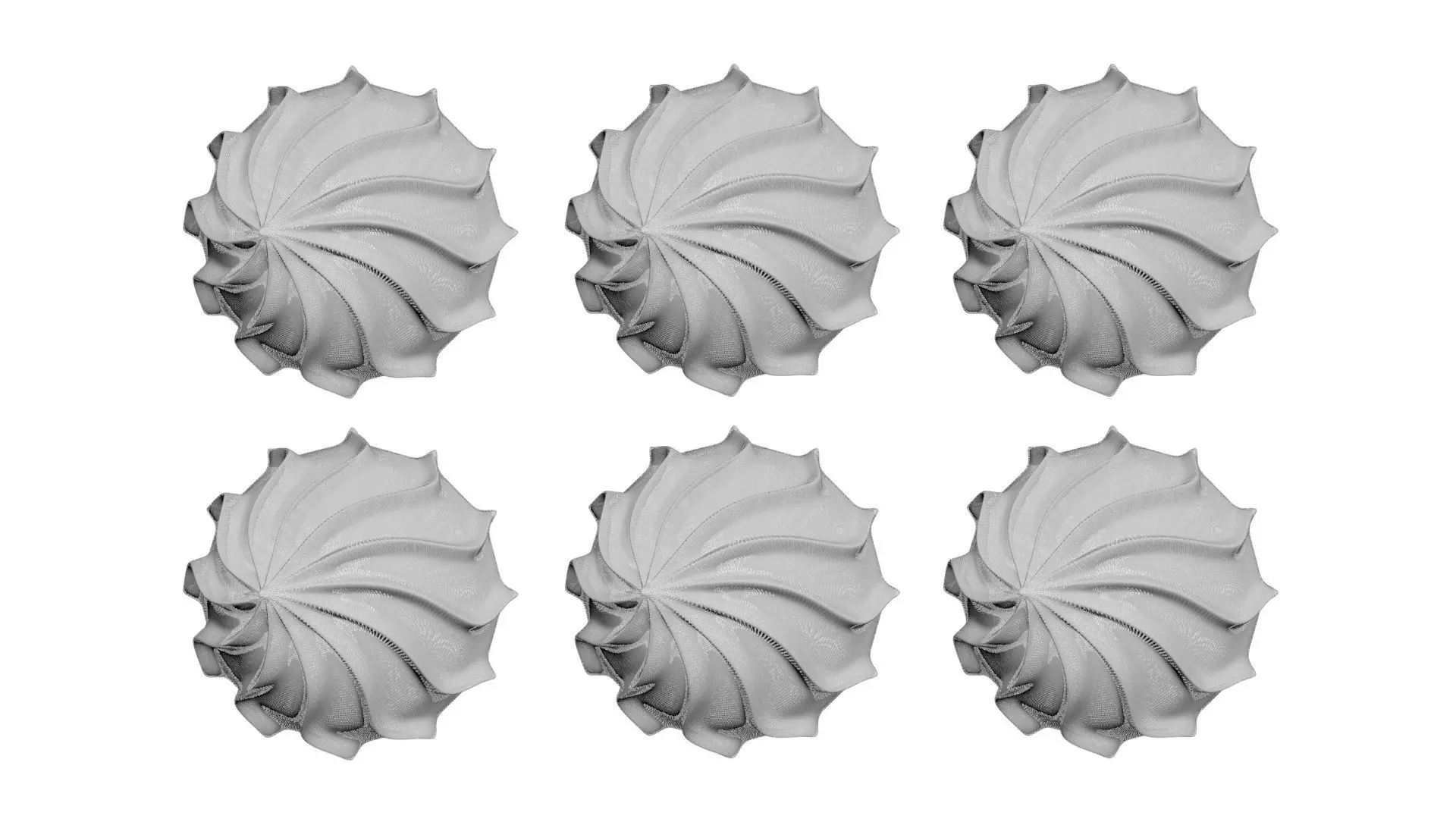 Meringues Set 3D model_33