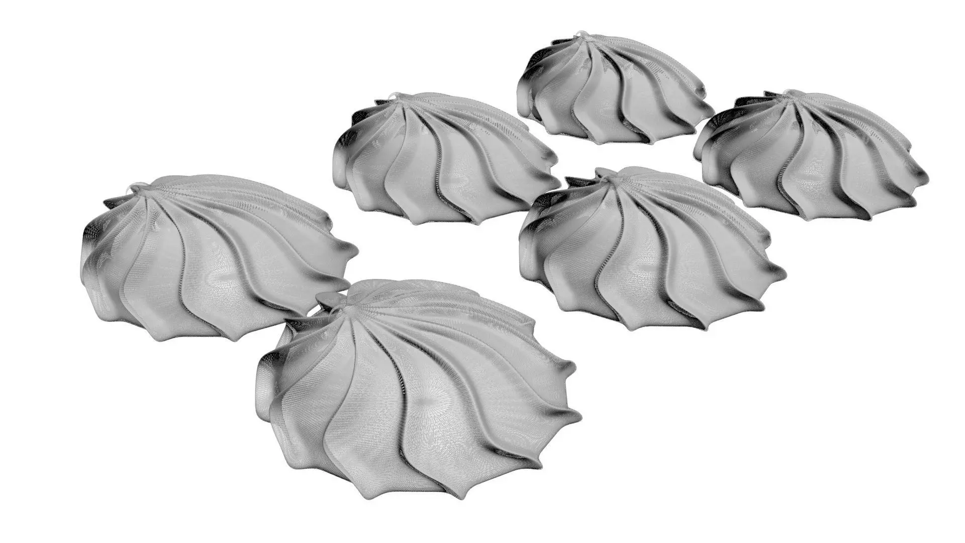 Meringues Set 3D model_32