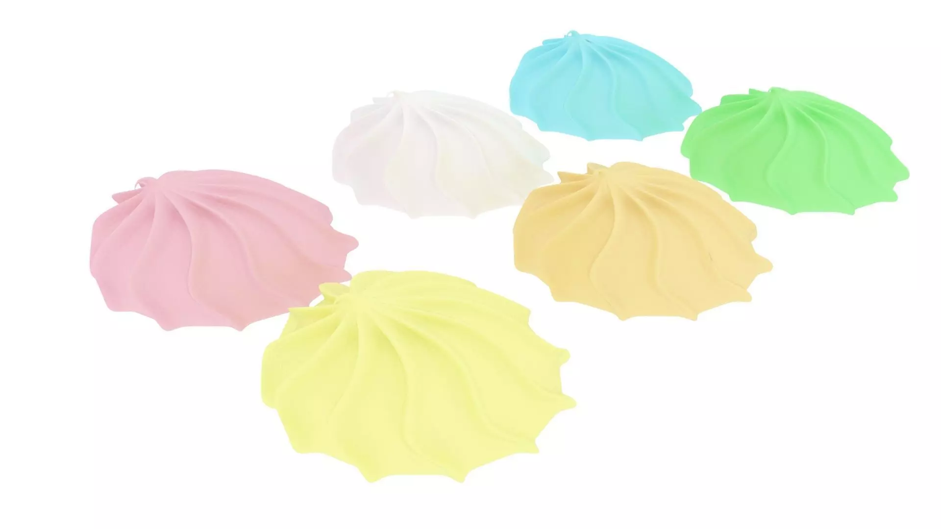 Meringues Set 3D model_15