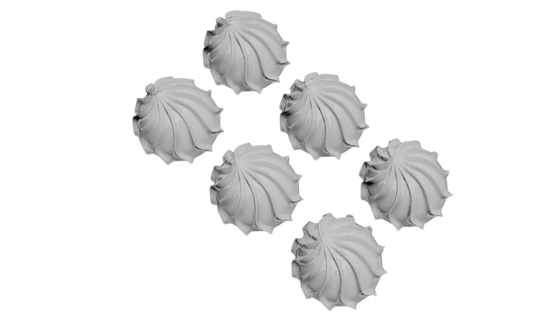 Meringues Set 3D model_28