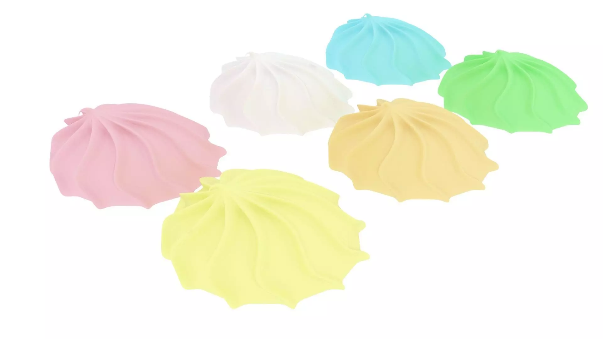 Meringues Set 3D model_20