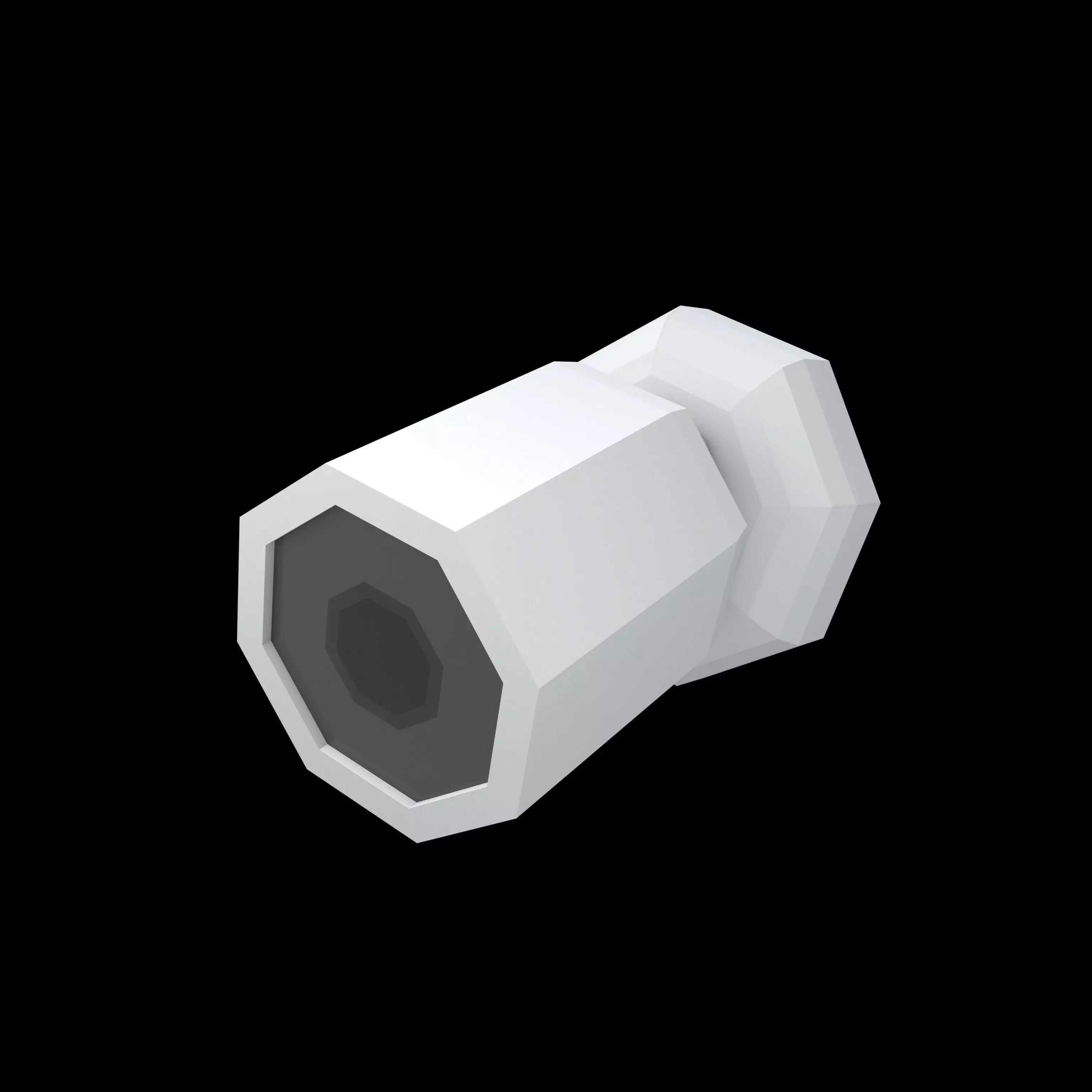 Low Poly CCTV Camera v1 001 Low-poly 3D model_0