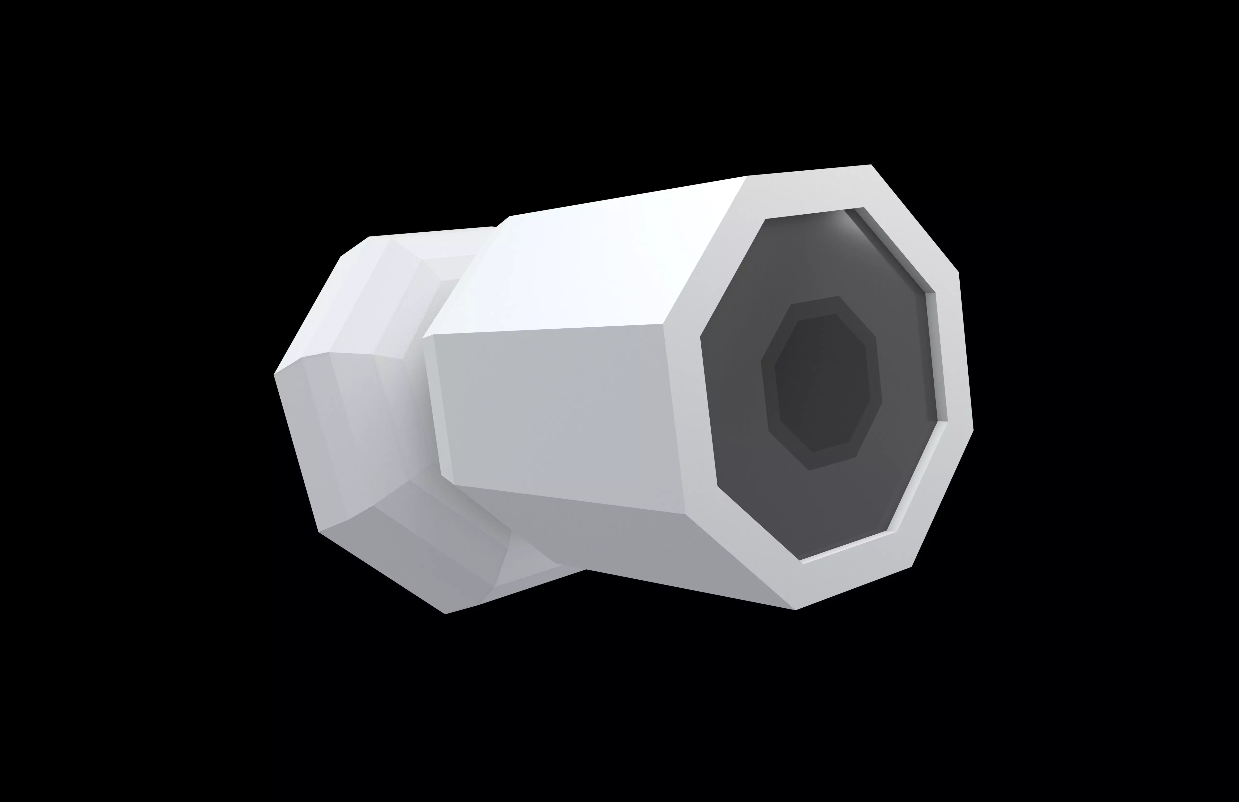 Low Poly CCTV Camera v1 001 Low-poly 3D model_3