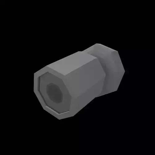 Low Poly CCTV Camera v1 002 Low-poly 3D model