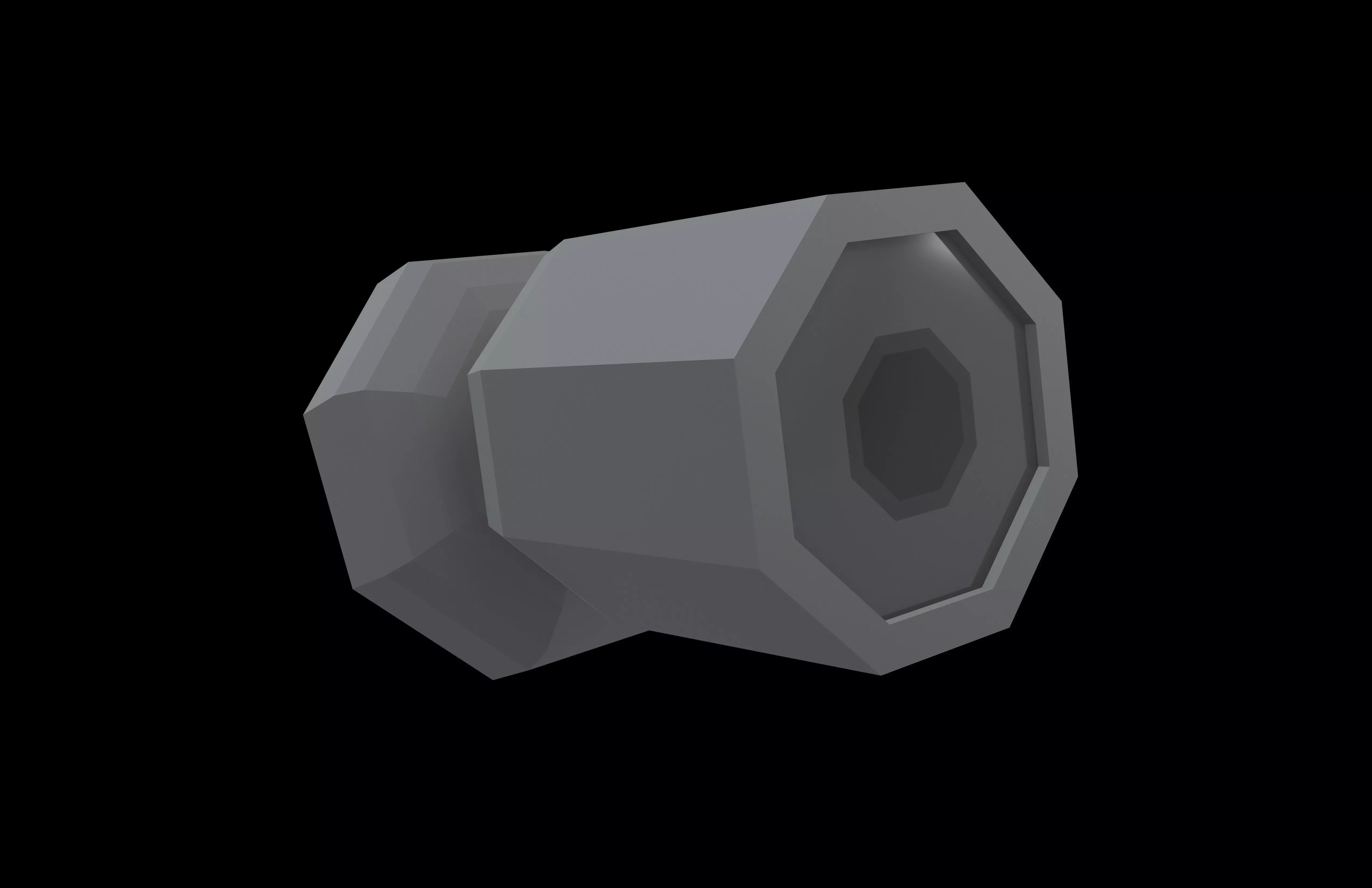 Low Poly CCTV Camera v1 002 Low-poly 3D model_3