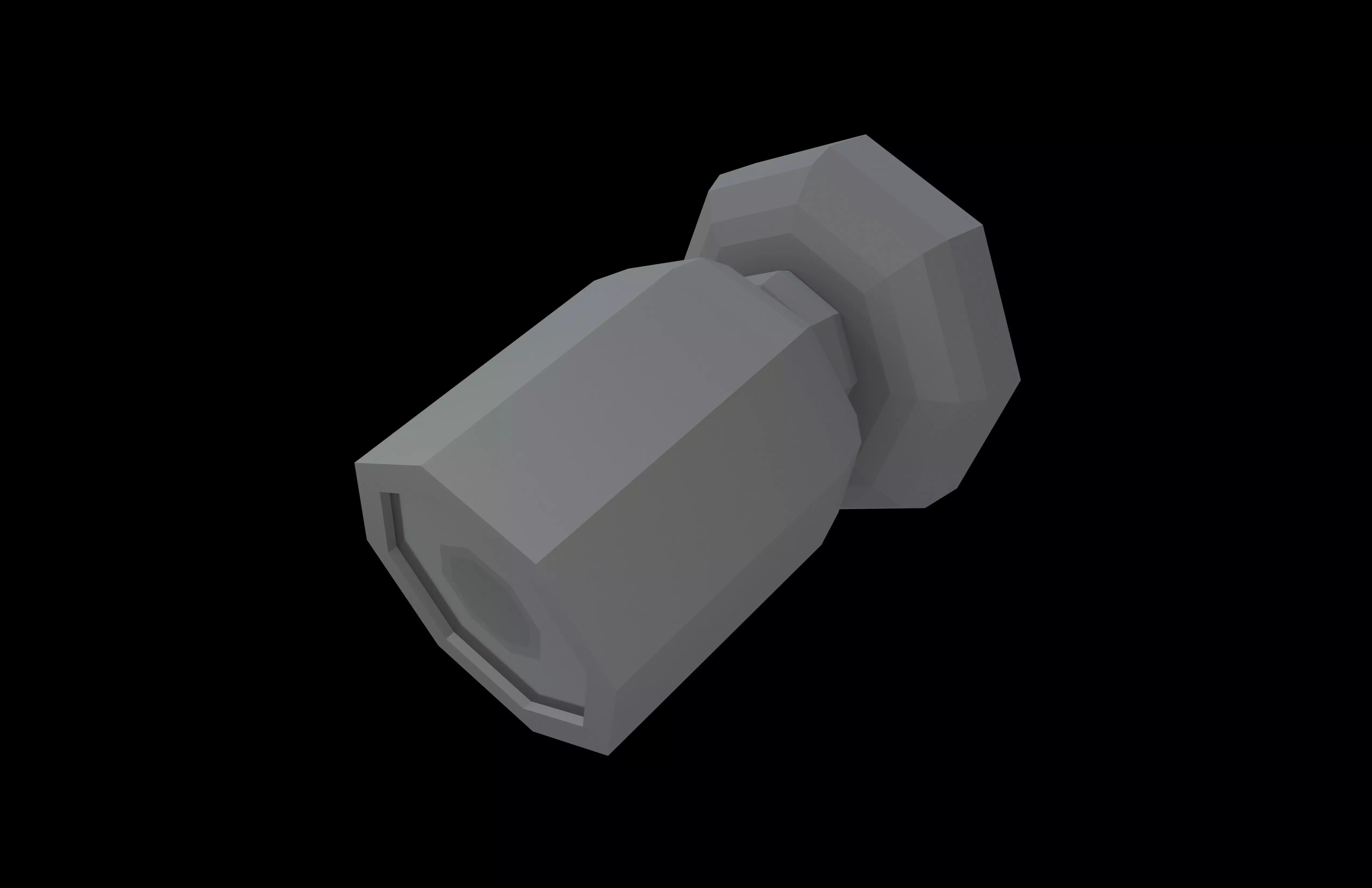 Low Poly CCTV Camera v1 002 Low-poly 3D model_2