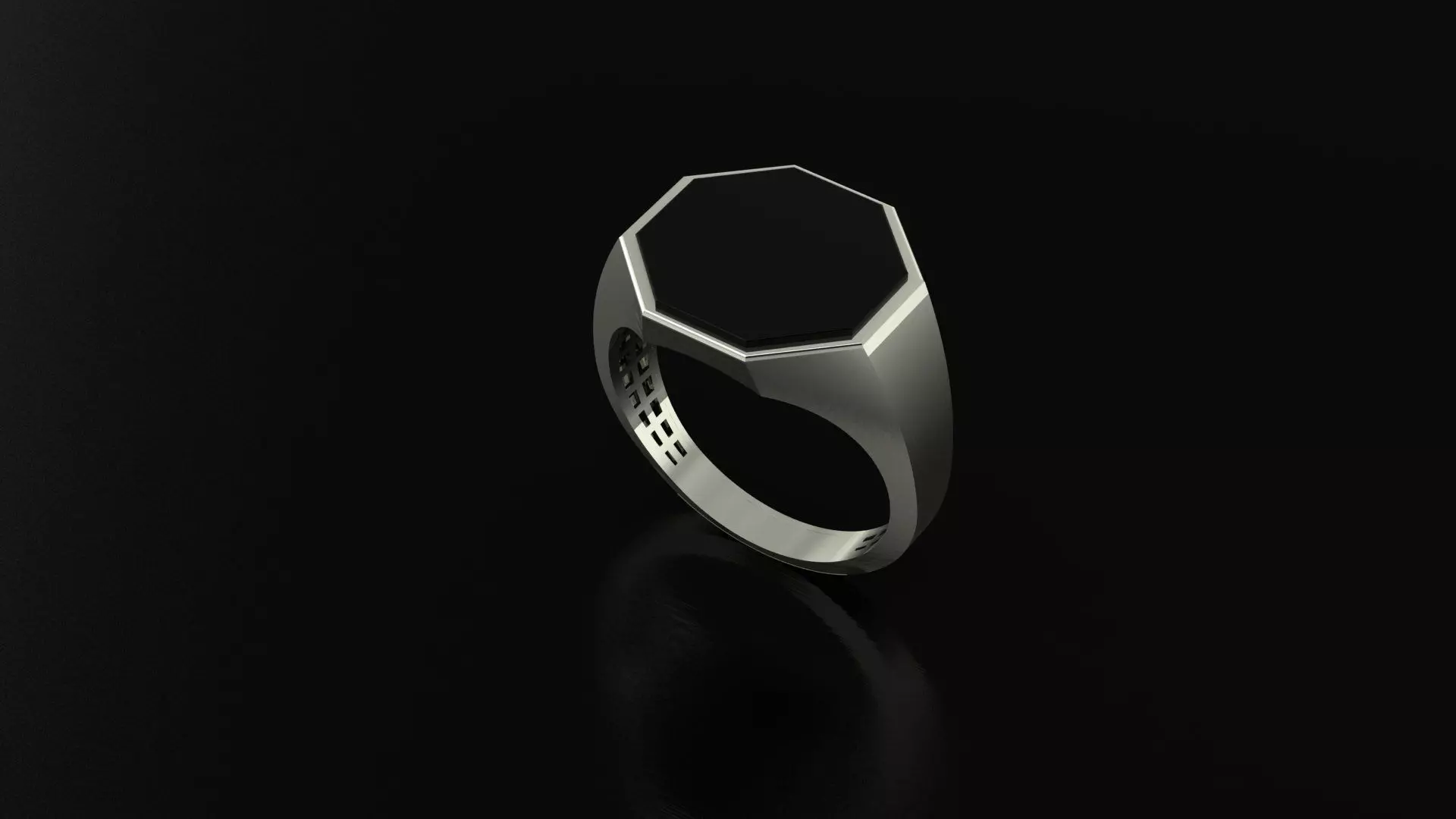 stonecutter ring 3D model_1