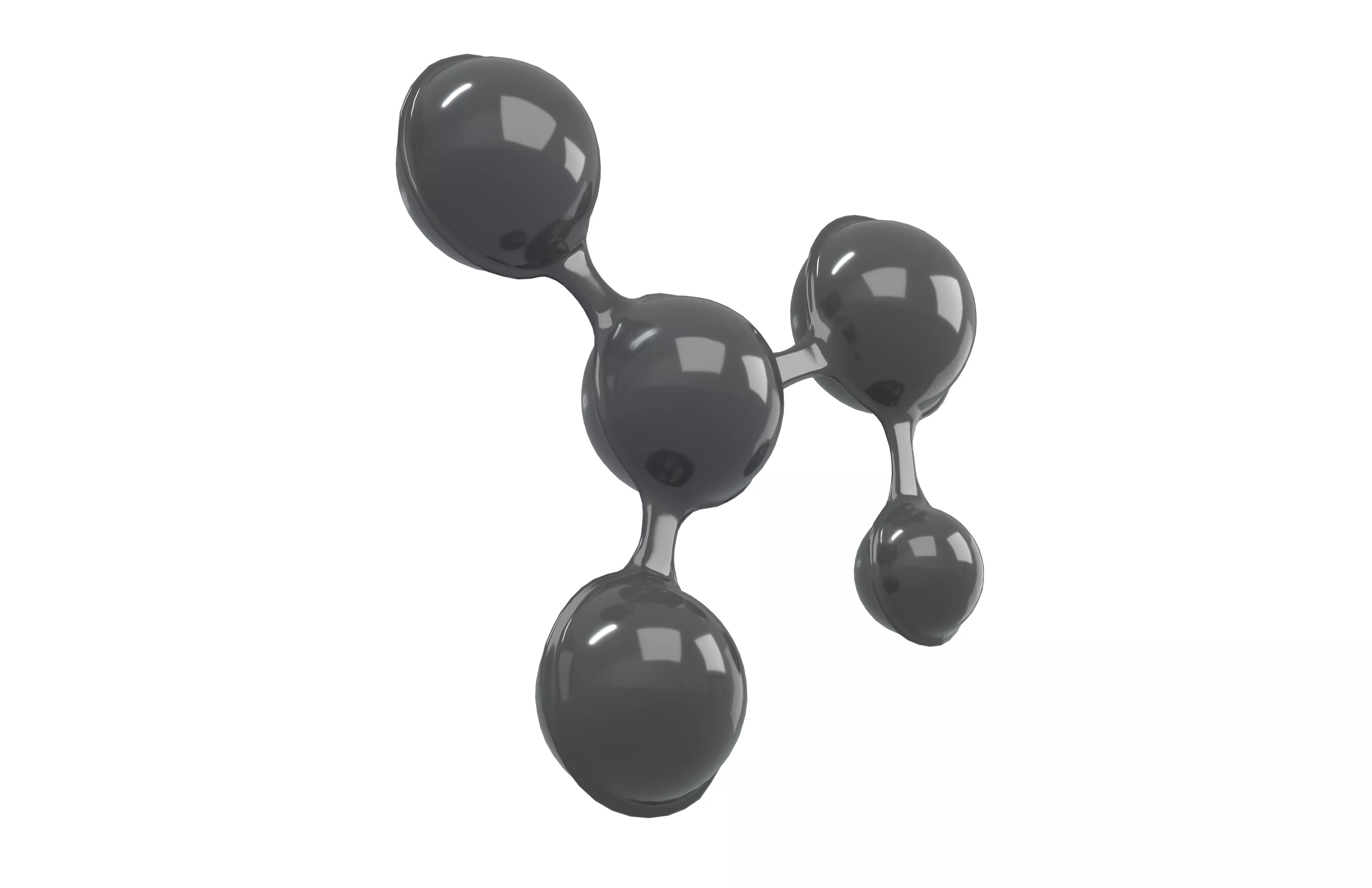 Science Chemistry Atom v1 001 Low-poly 3D model_3