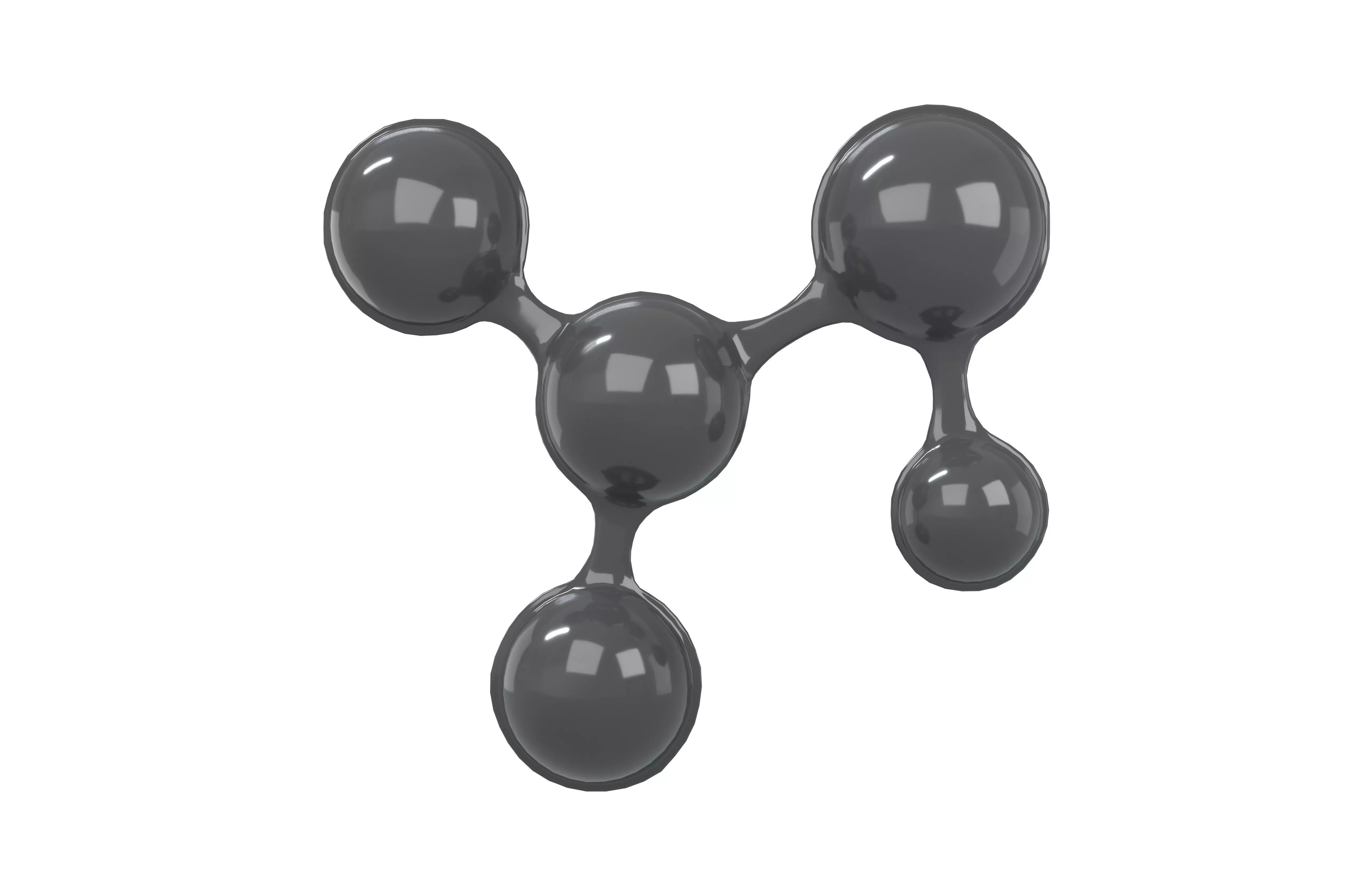 Science Chemistry Atom v1 001 Low-poly 3D model_1