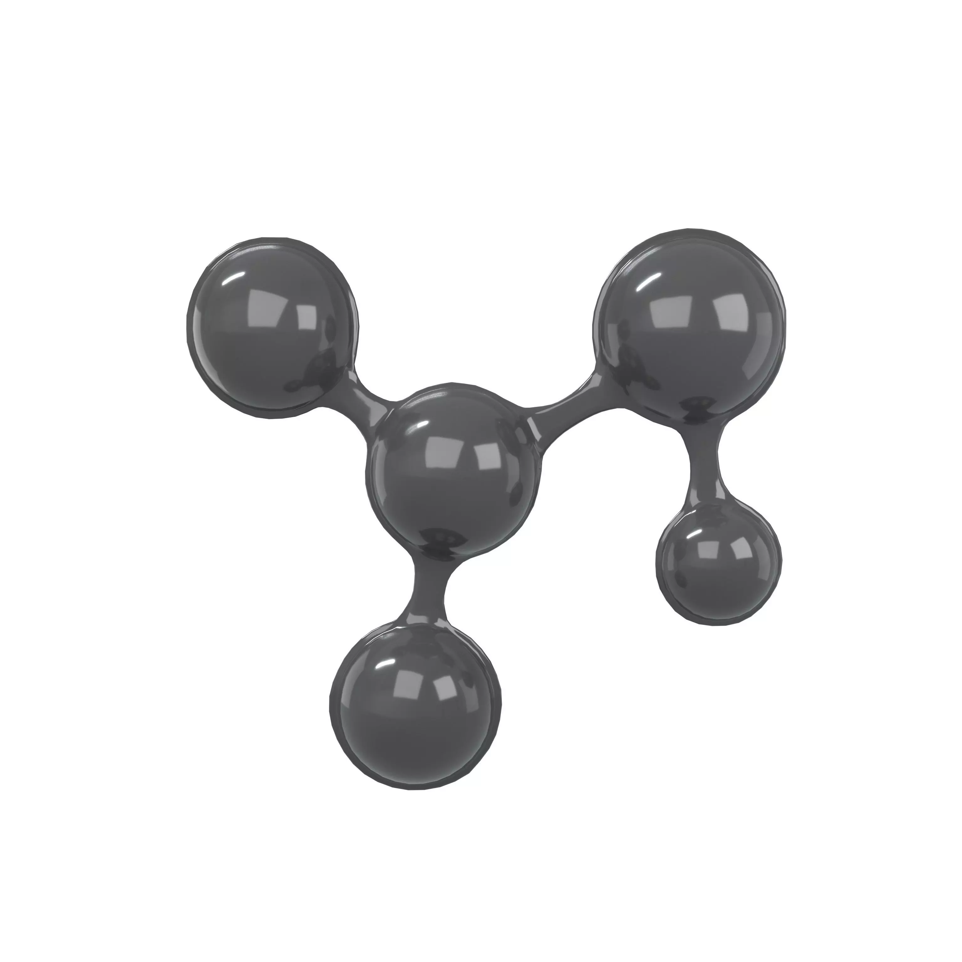 Science Chemistry Atom v1 001 Low-poly 3D model_0