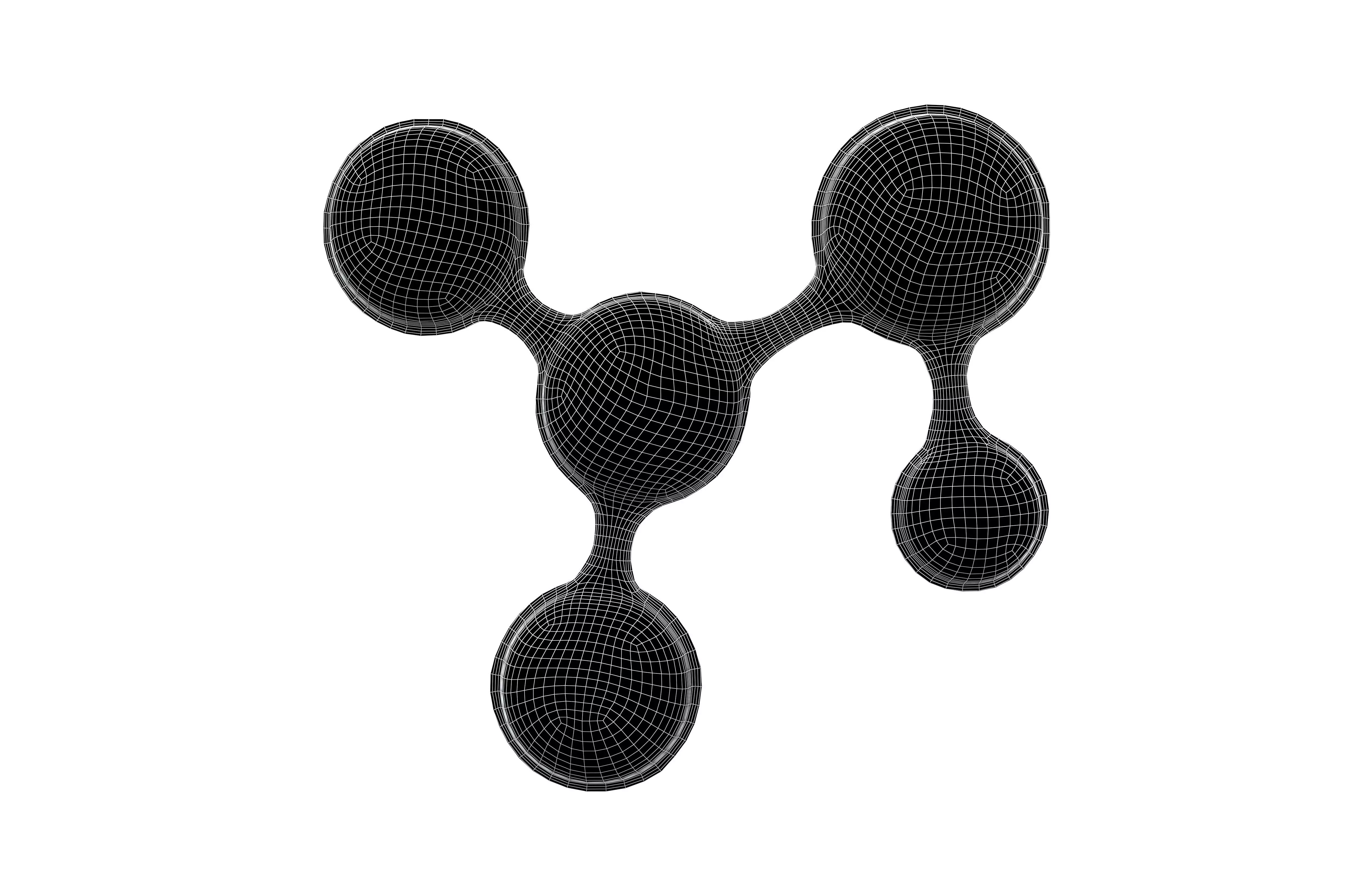 Science Chemistry Atom v1 001 Low-poly 3D model_5