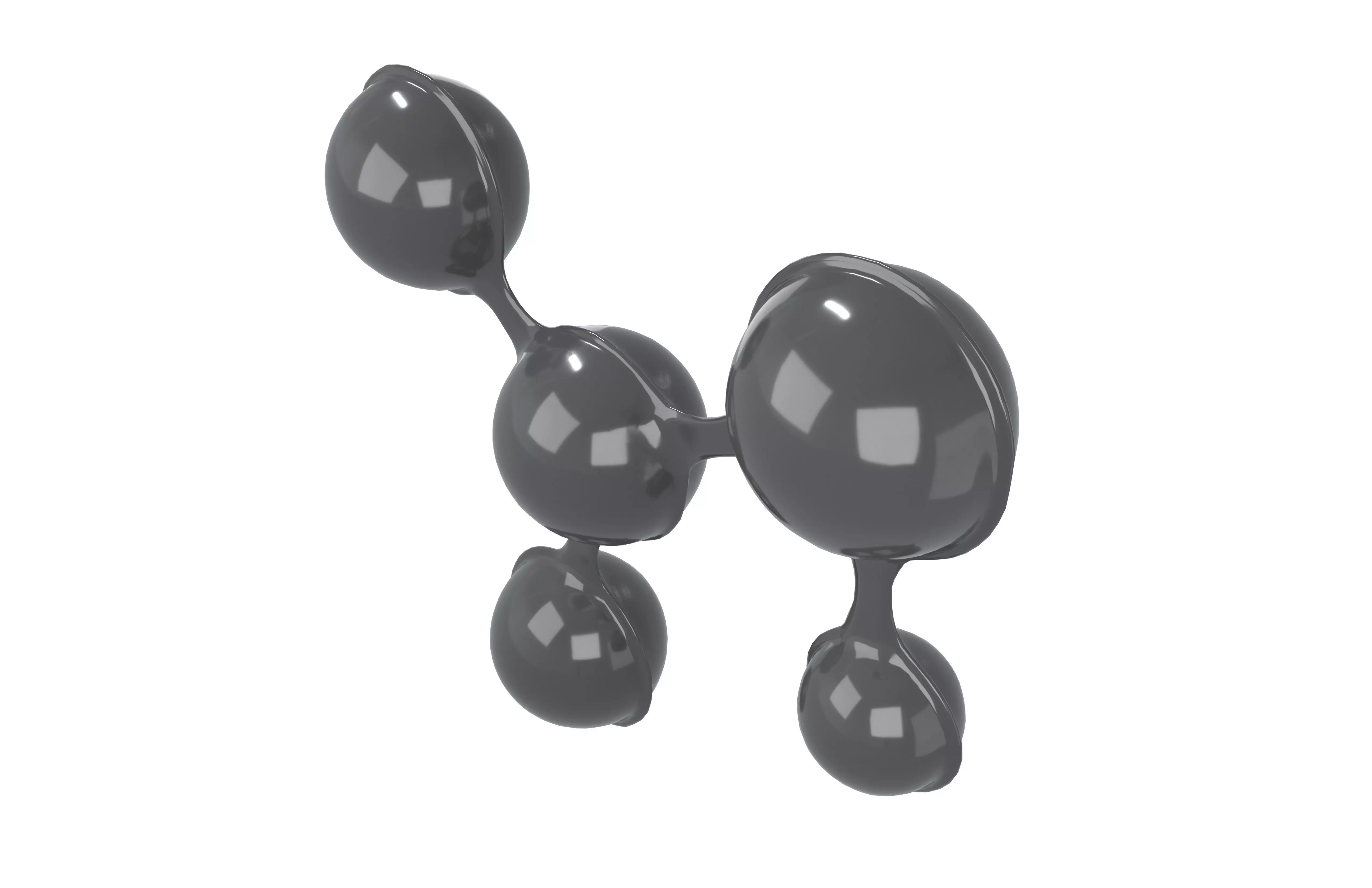 Science Chemistry Atom v1 001 Low-poly 3D model_2