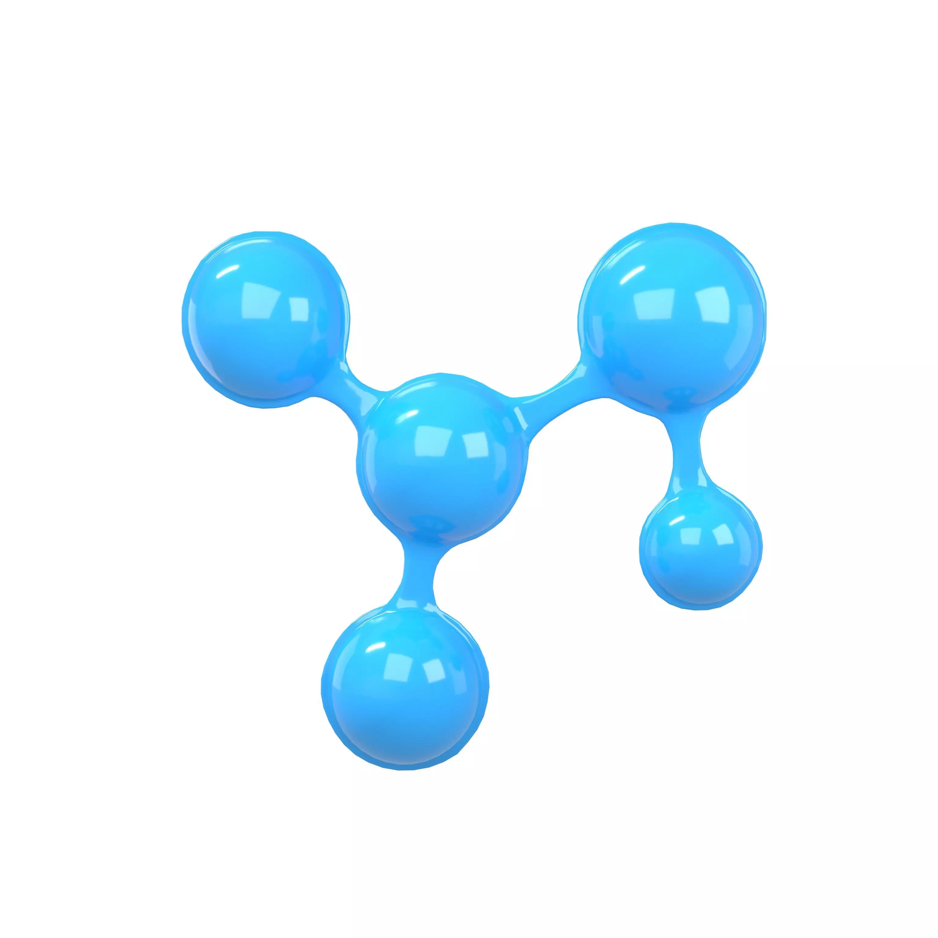 Science Chemistry Atom v1 002 Low-poly 3D model
