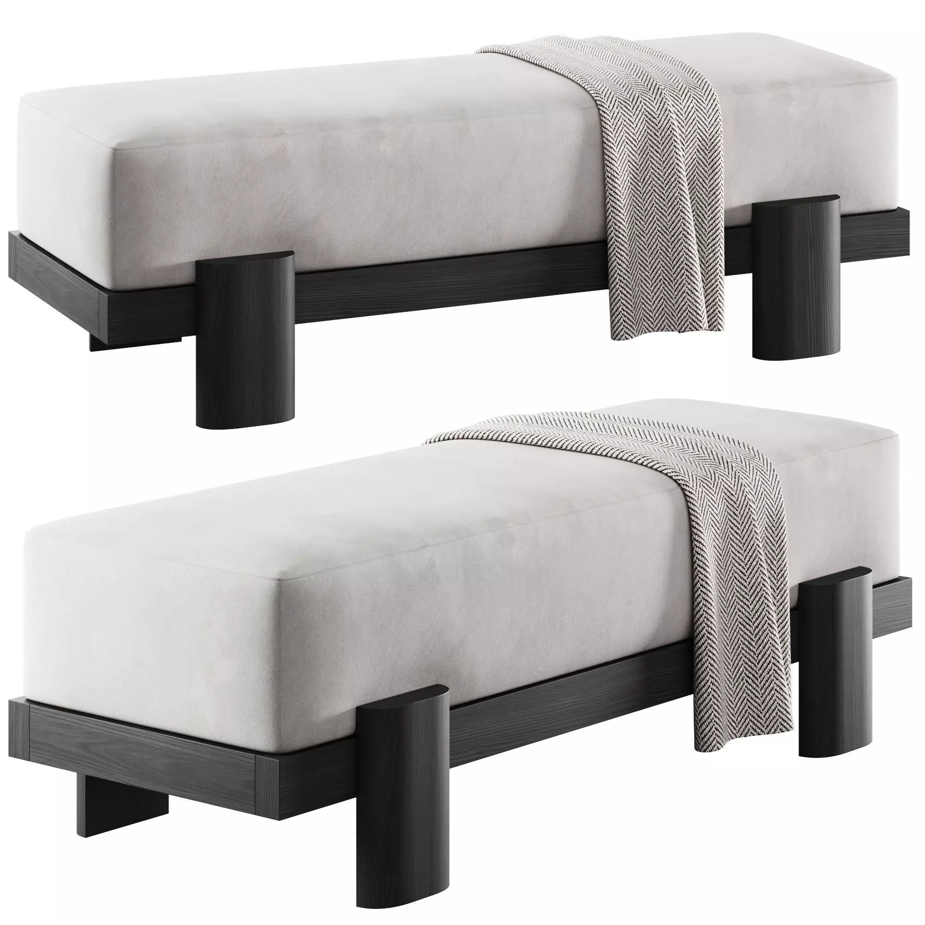 Soft Bench 55 By Gregory Beson 3D model_2