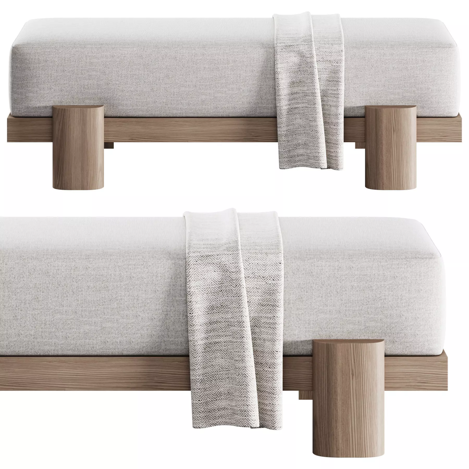 Soft Bench 55 By Gregory Beson 3D model_4