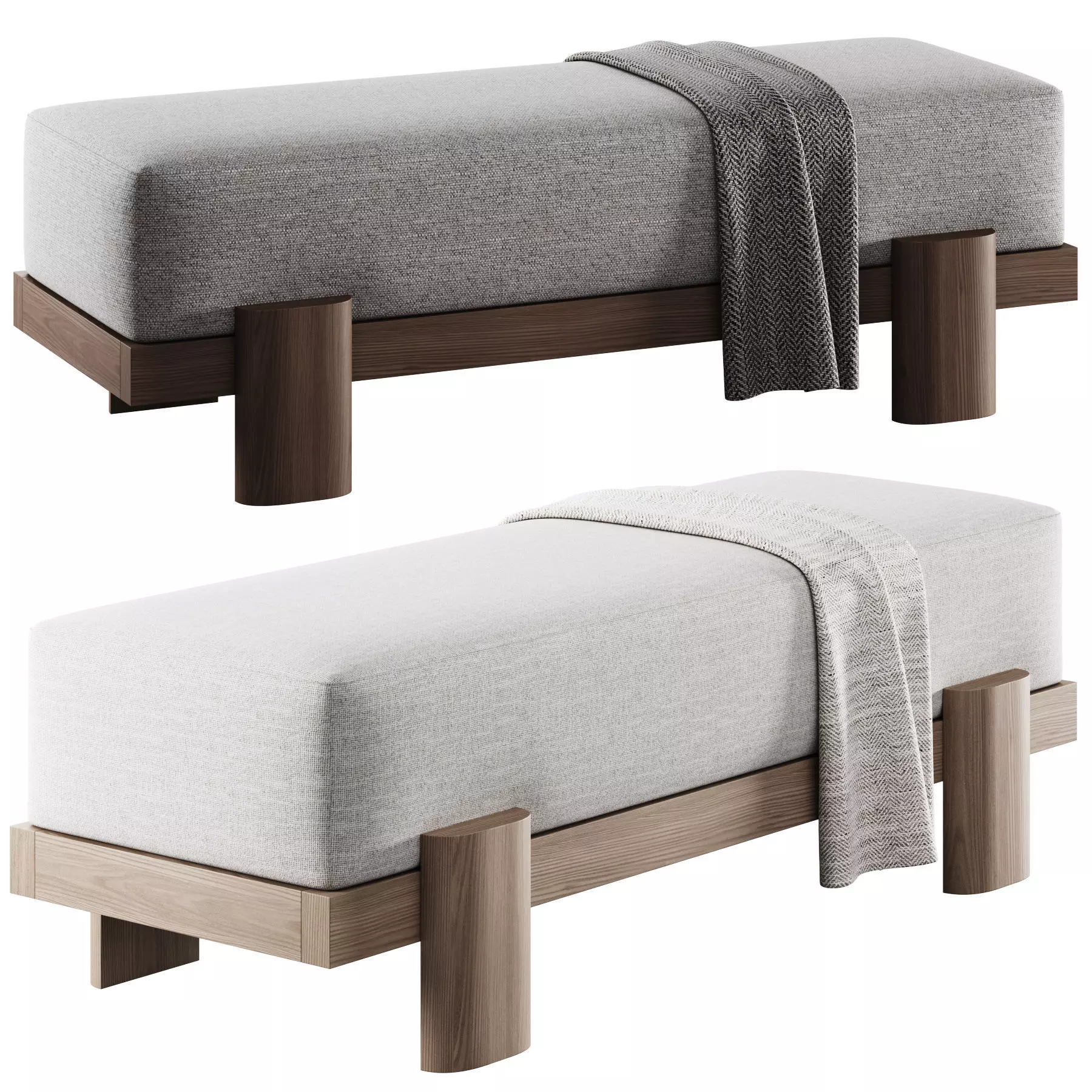 Soft Bench 55 By Gregory Beson 3D model_0