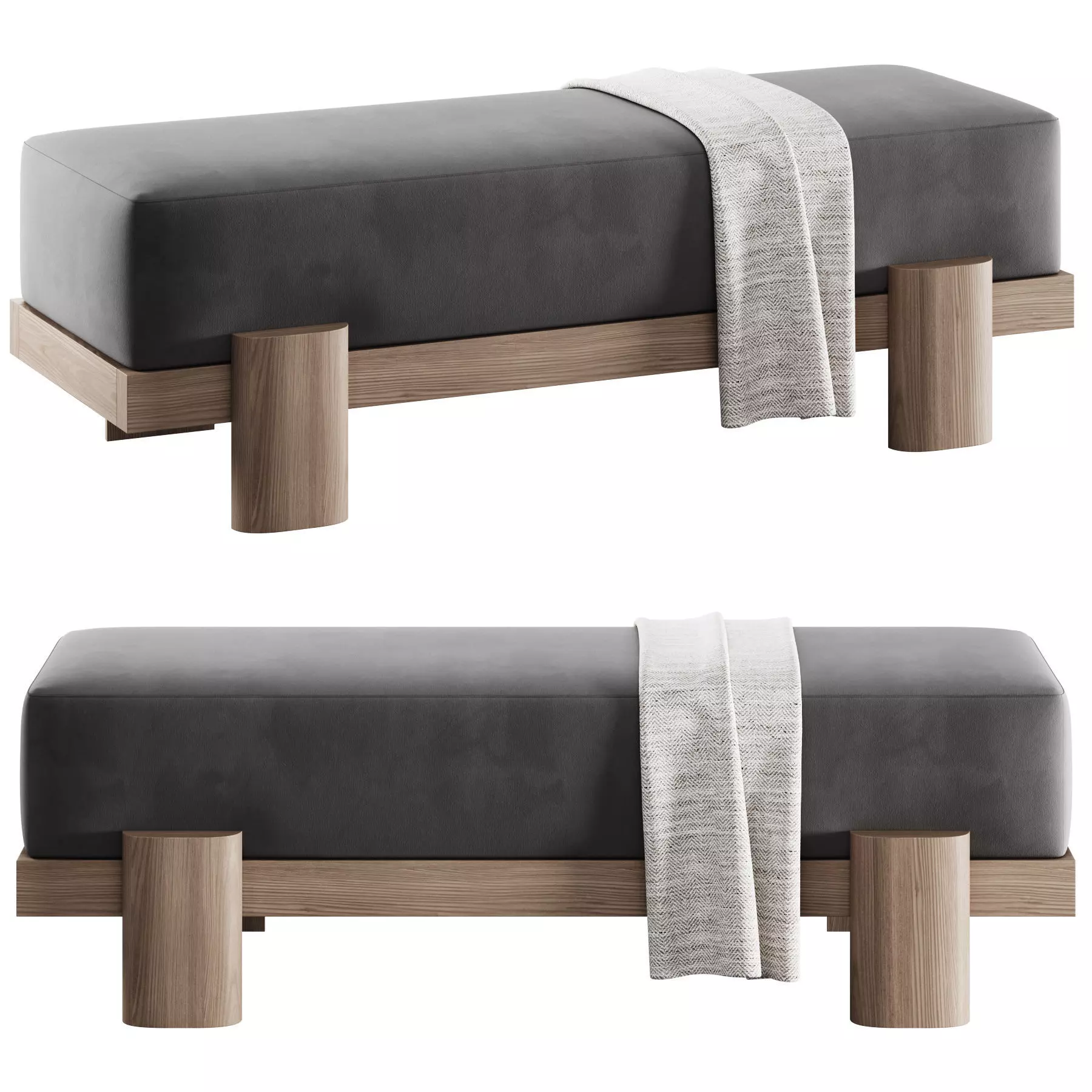 Soft Bench 55 By Gregory Beson 3D model_5