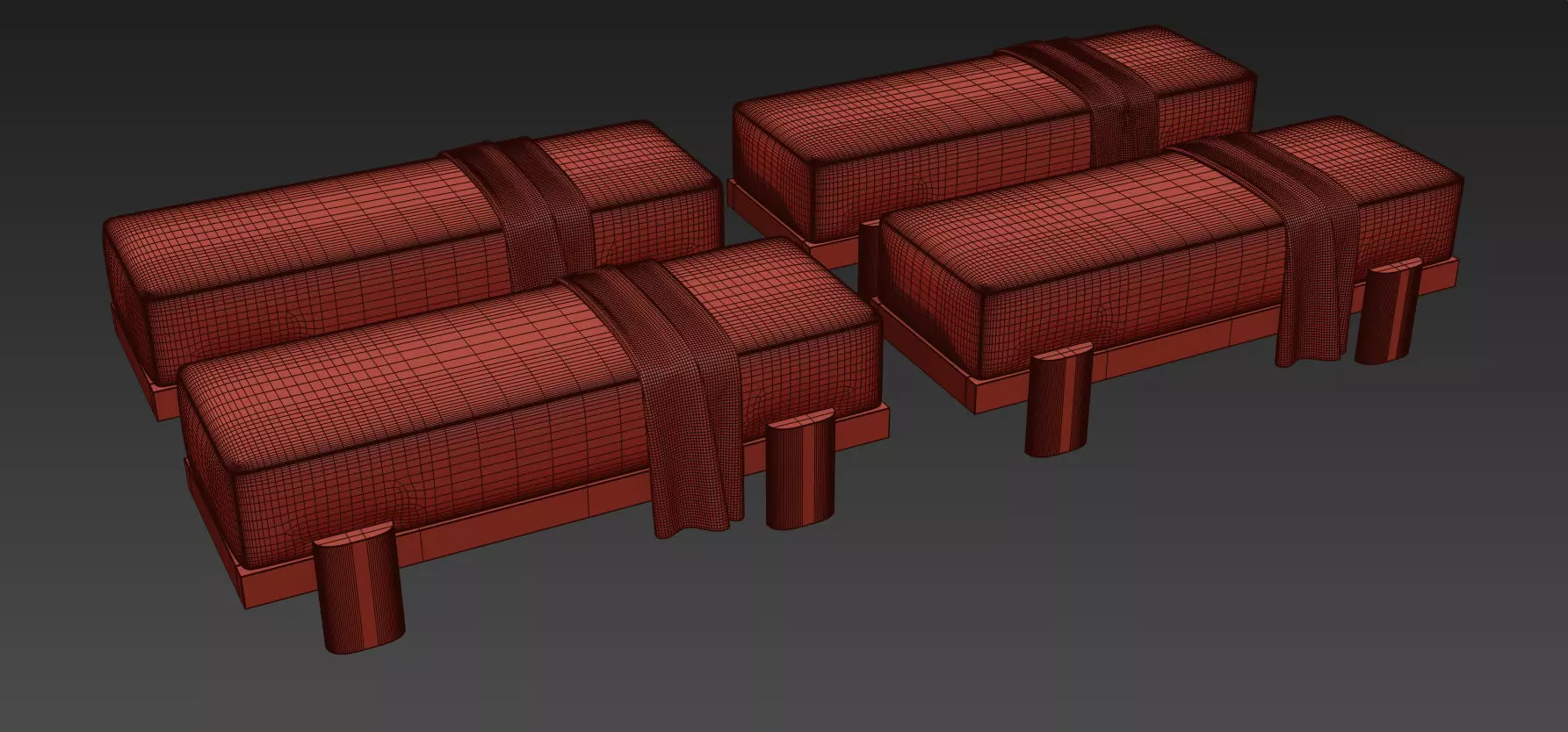 Soft Bench 55 By Gregory Beson 3D model_17